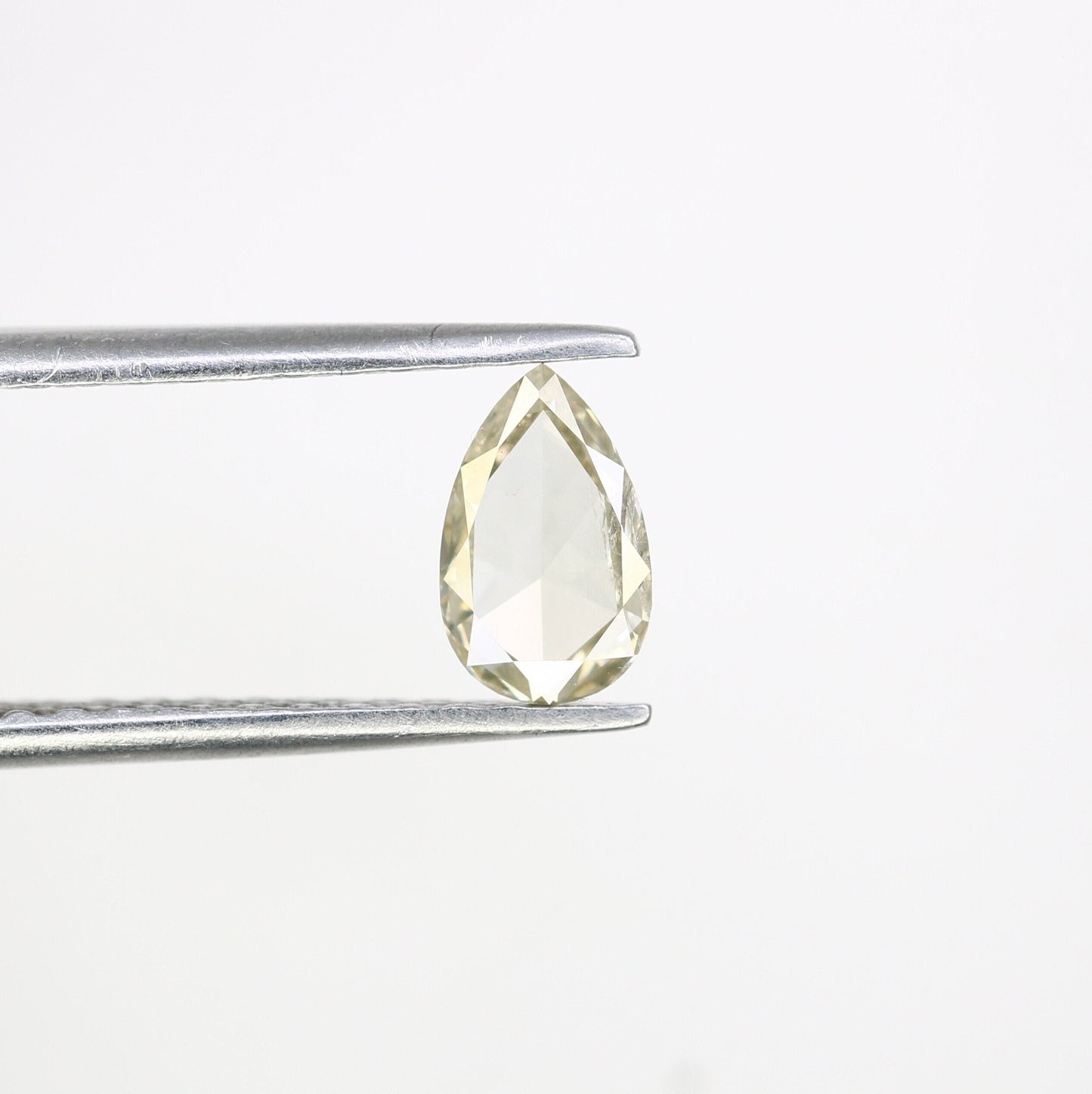 Loose Rose Cut Pear Diamond for Engagement Ring | Rustic Diamond for Gold Ring | Unique Gemstone for Custom Jewelry