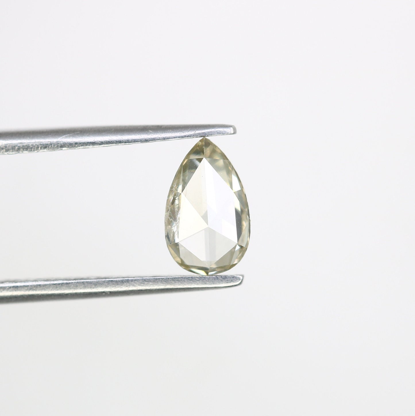 Loose Rose Cut Pear Diamond for Engagement Ring | Rustic Diamond for Gold Ring | Unique Gemstone for Custom Jewelry