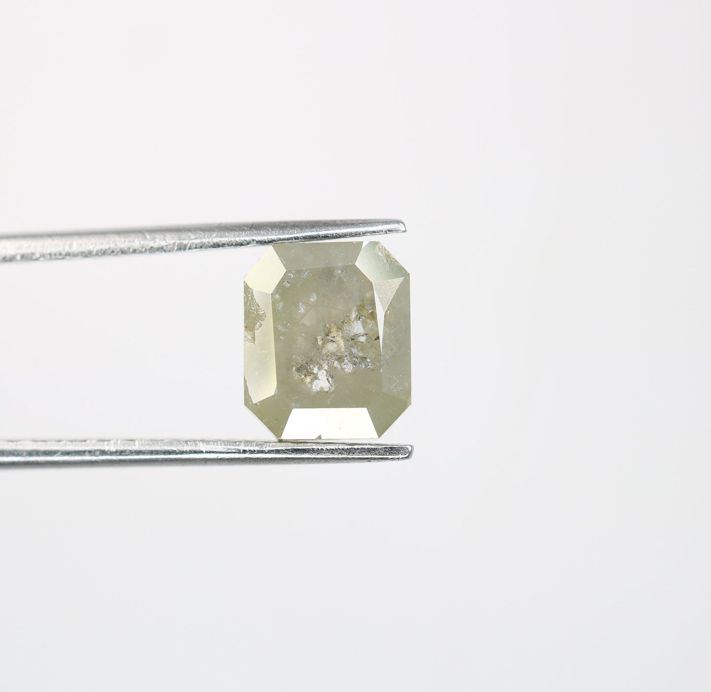 2.67 CT Emerald Cut Loose Diamond - Salt and Pepper Emerald Shape Diamond - Emerald For Wedding Ring - LABORDAY Offer - Customize Jewelry