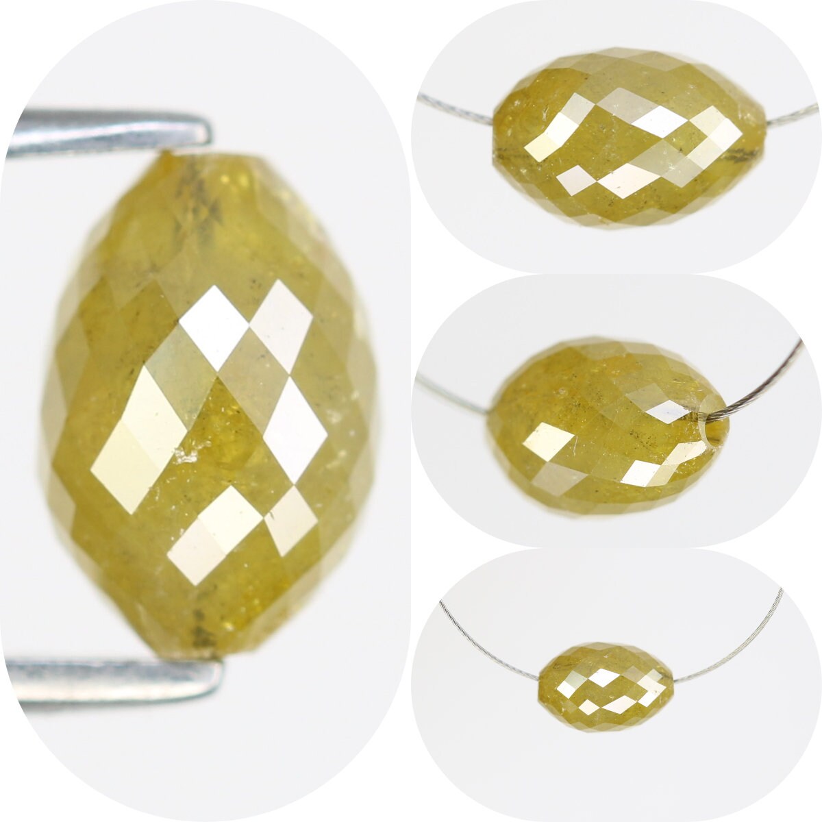 Fancy Yellow Natural Diamond | Loose Yellow Gemstone for Sale | Mixed Shape Diamonds for Jewelry | Perfect Gift for Wife & Christmas
