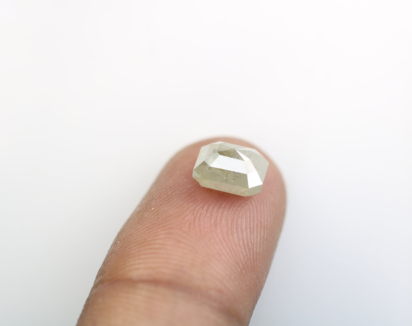 2.67 CT Emerald Cut Loose Diamond - Salt and Pepper Emerald Shape Diamond - Emerald For Wedding Ring - LABORDAY Offer - Customize Jewelry