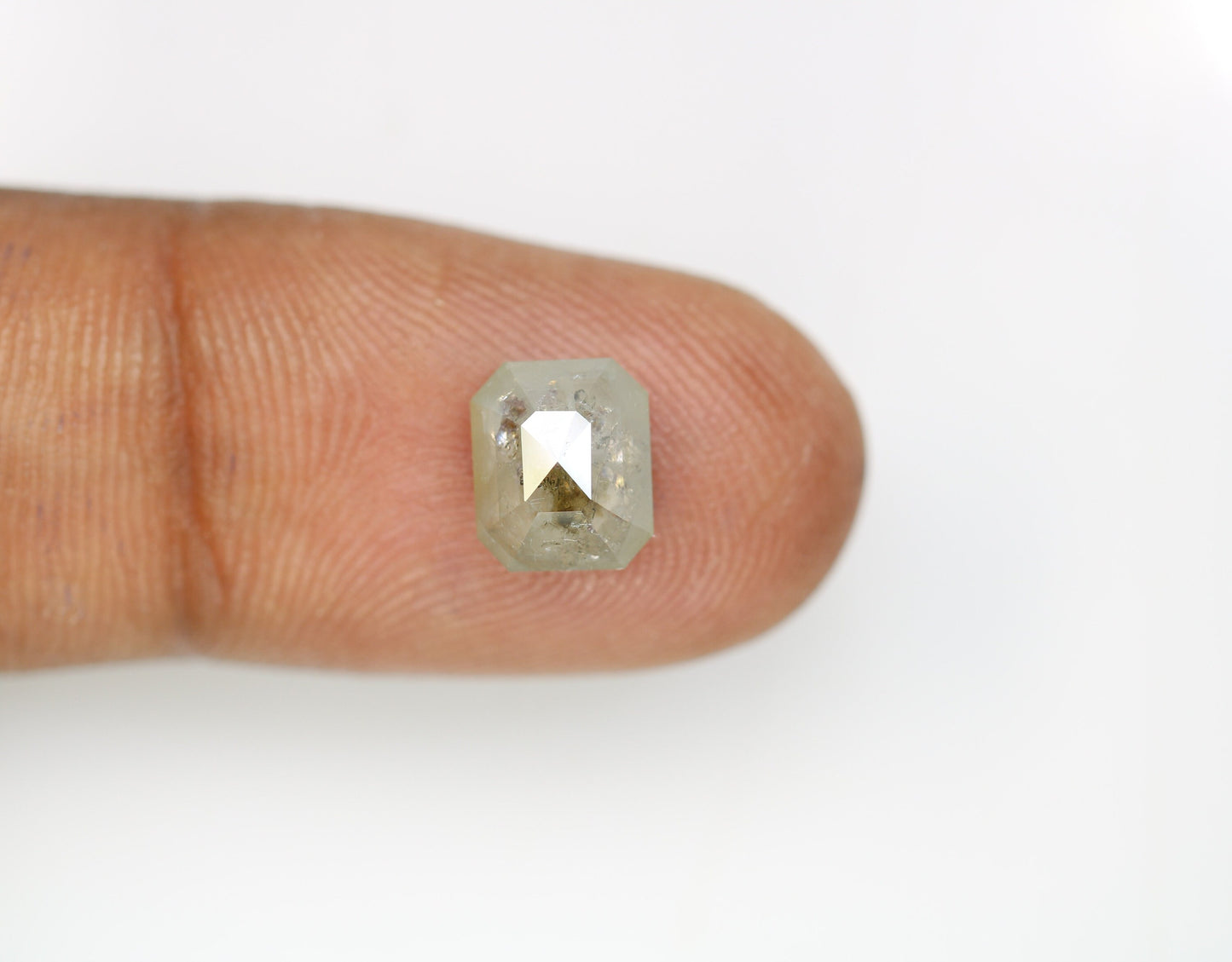2.67 CT Emerald Cut Loose Diamond - Salt and Pepper Emerald Shape Diamond - Emerald For Wedding Ring - LABORDAY Offer - Customize Jewelry