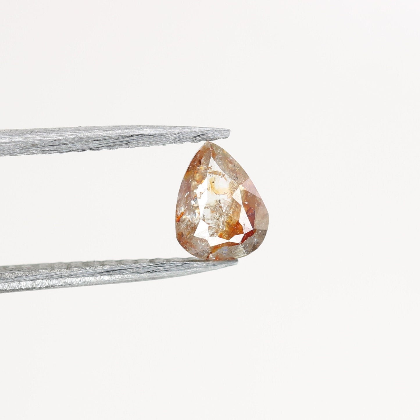 0.4 CT Natural Rough Pear Shape Light Red Colour Loose Diamond For Engagement Ring, Wedding Jewlery, Gift For HerFor Gold Ring Diamonds