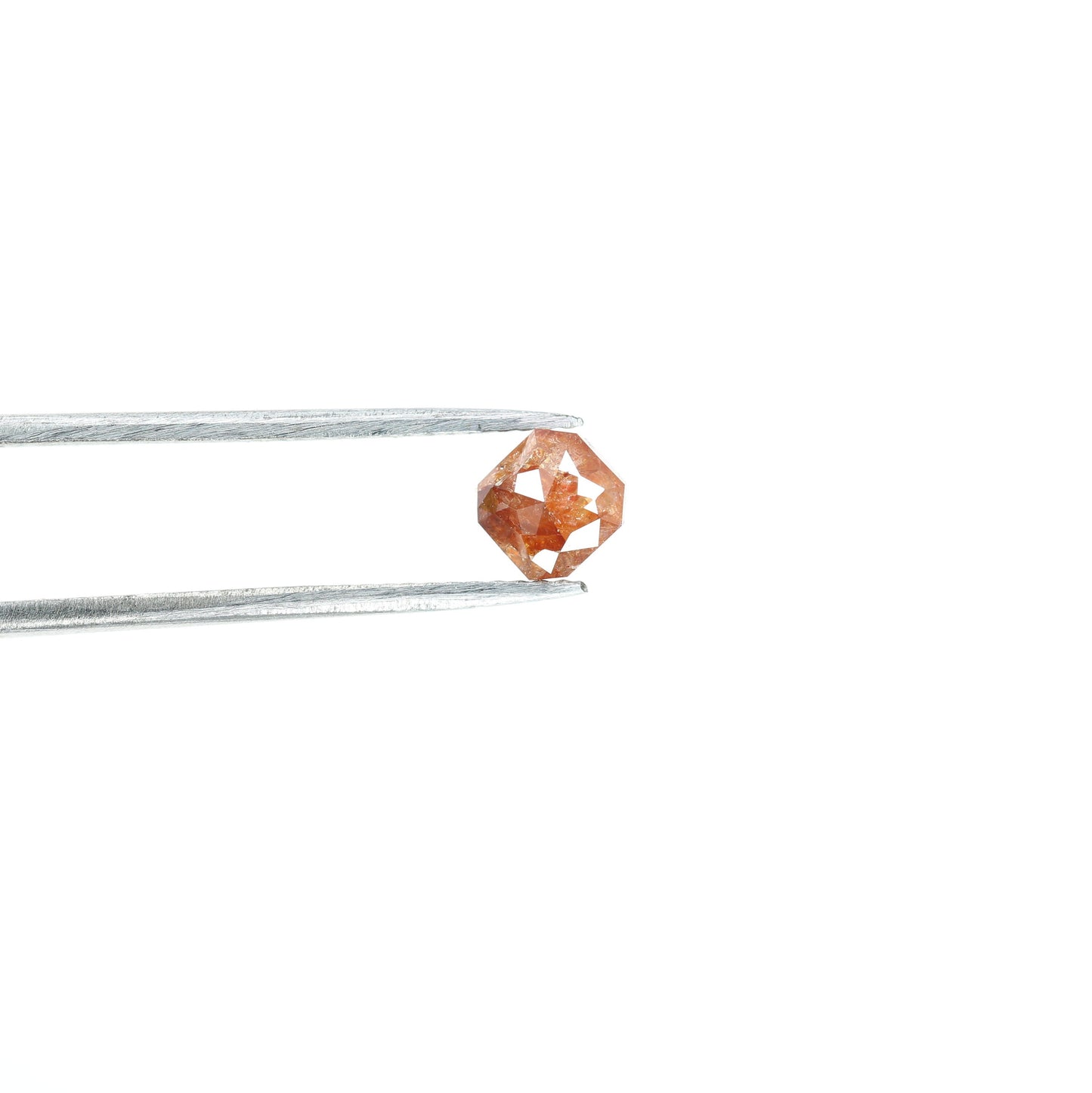 0.91 CT Natural Rustic Red Cushion Diamond - Unique Engagement or Wedding Ring, Custom Gold Jewelry & Statement Piece for Special Occasions