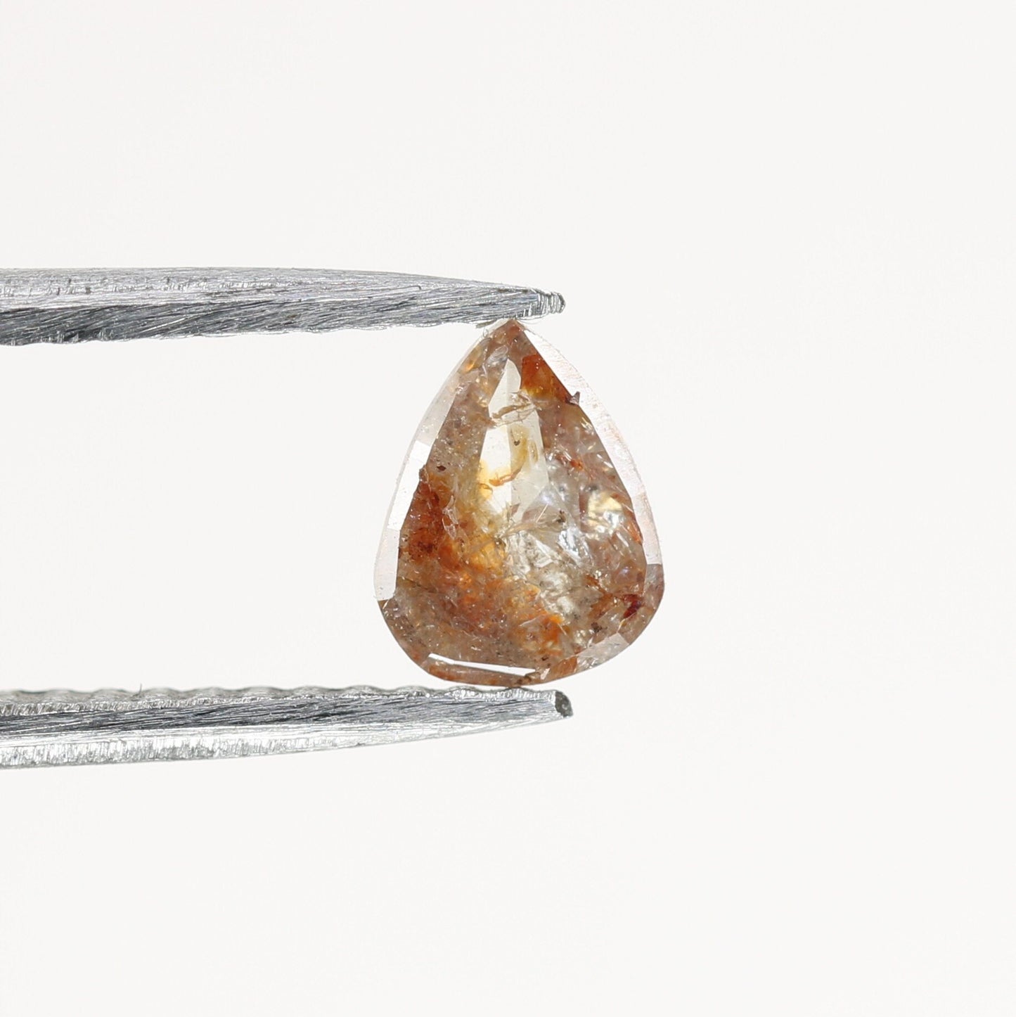0.4 CT Natural Rough Pear Shape Light Red Colour Loose Diamond For Engagement Ring, Wedding Jewlery, Gift For HerFor Gold Ring Diamonds