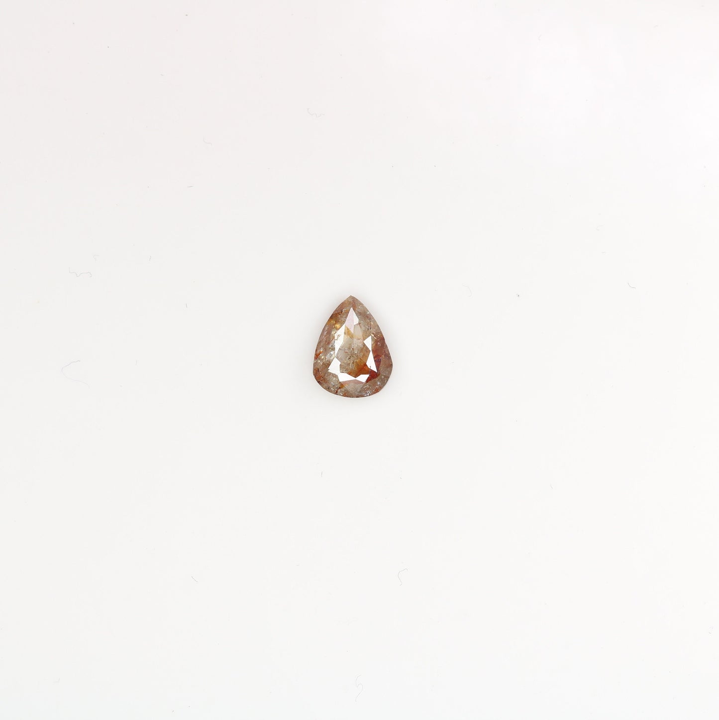 0.4 CT Natural Rough Pear Shape Light Red Colour Loose Diamond For Engagement Ring, Wedding Jewlery, Gift For HerFor Gold Ring Diamonds