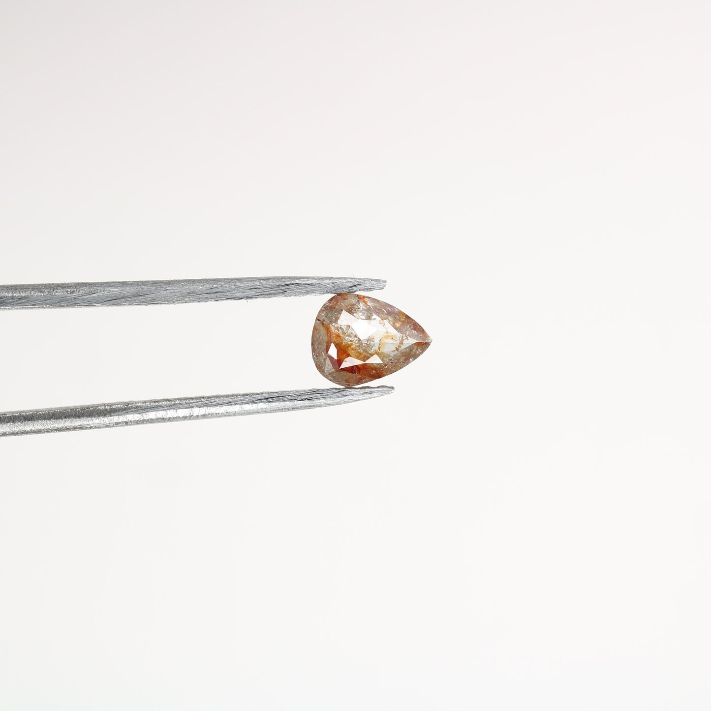 0.4 CT Natural Rough Pear Shape Light Red Colour Loose Diamond For Engagement Ring, Wedding Jewlery, Gift For HerFor Gold Ring Diamonds