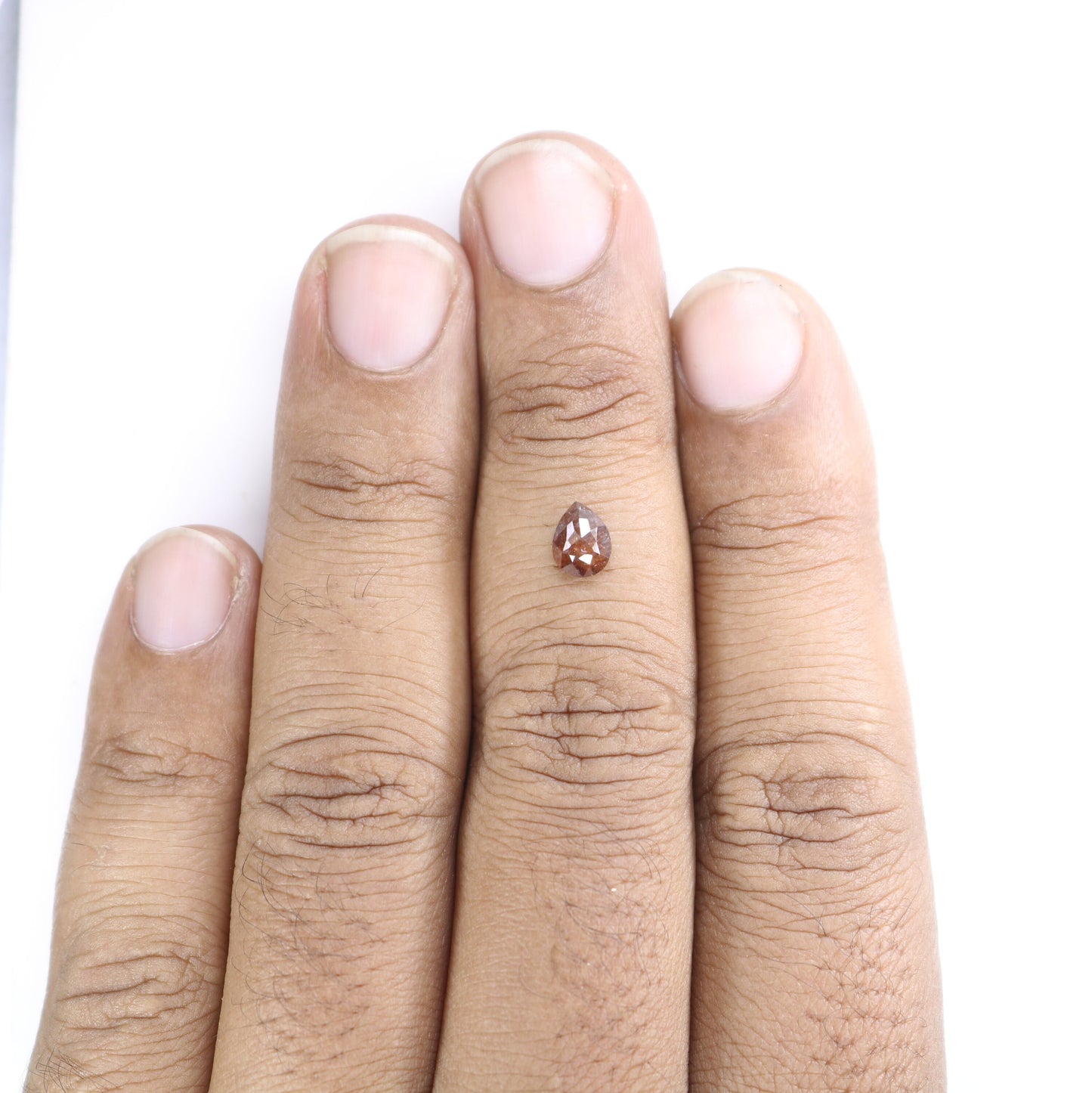 0.73 CT Gorgeous Pear Shape Red Colour Natural Diamond For Ring | Fancy Red Colour | Wedding Jewlery | Gift For HerFor Gold Ring Diamonds