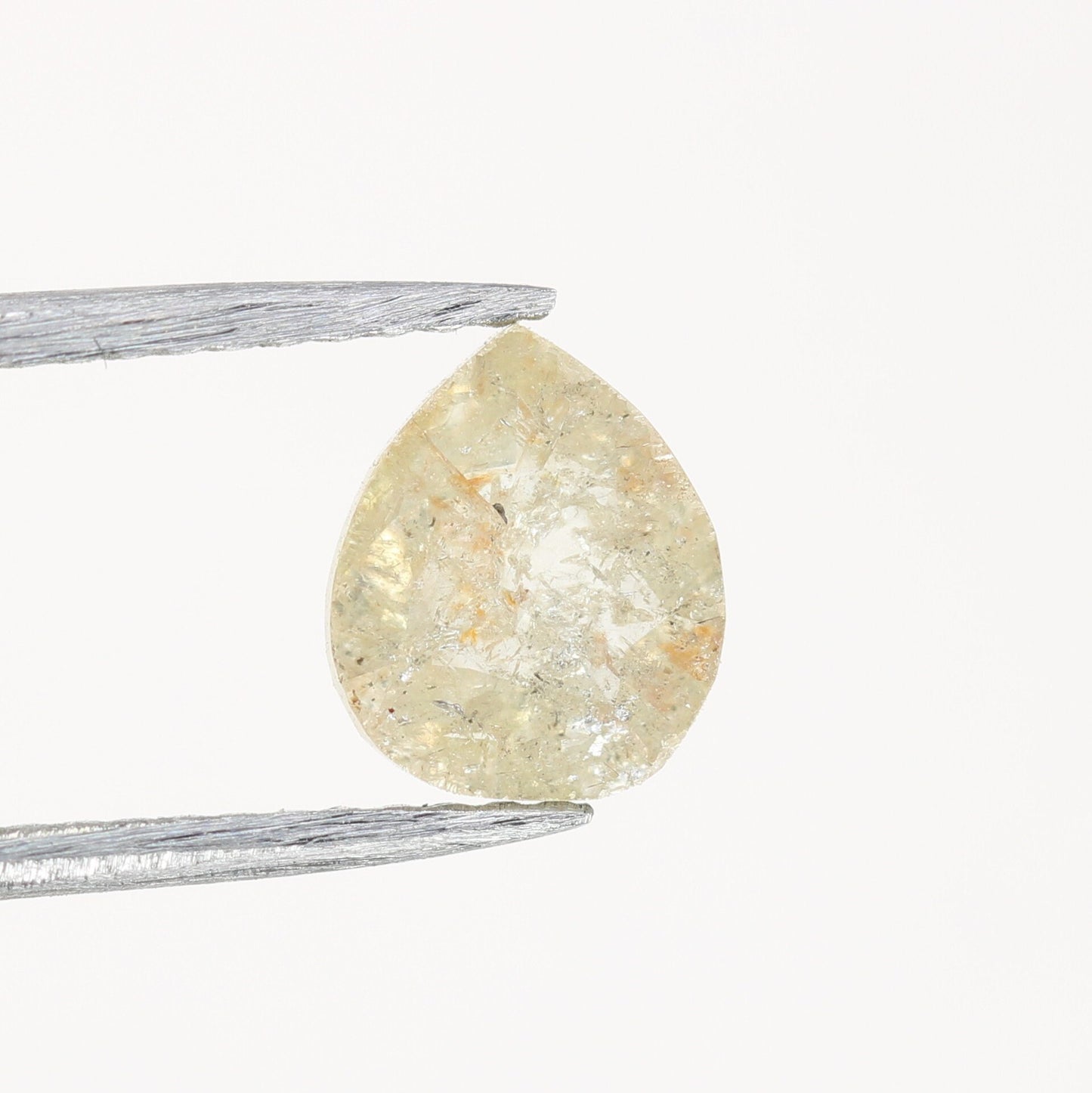 0.92 CT Pear Shape Light Yellow Diamond For Engagement Ring, Wedding Ring, JewleryFor Gold Ring Diamonds