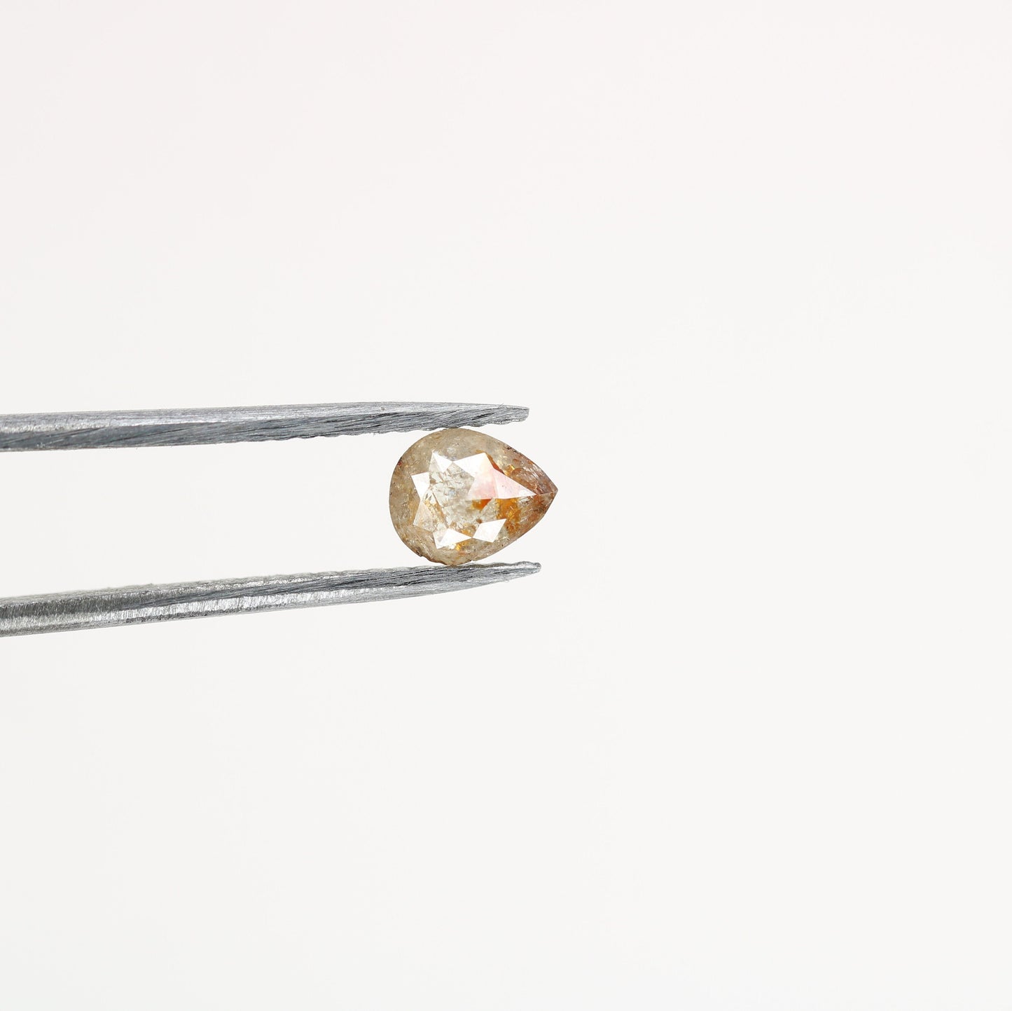 0.43 CT Peach Colour Natural Pear Shape Diamond For Wedding Ring, Engagement Ring, Gift For DaughterFor Gold Ring Diamonds