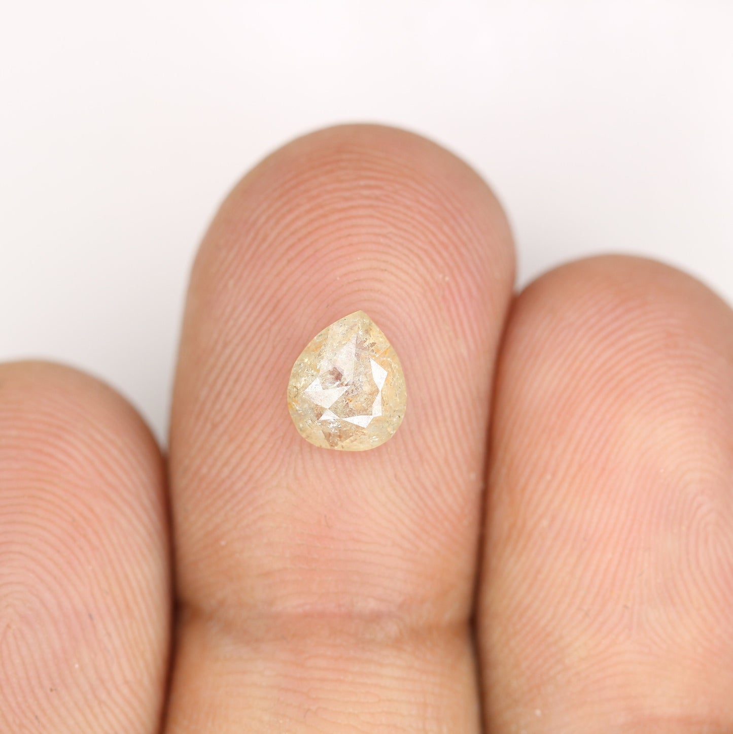 0.92 CT Pear Shape Light Yellow Diamond For Engagement Ring, Wedding Ring, JewleryFor Gold Ring Diamonds