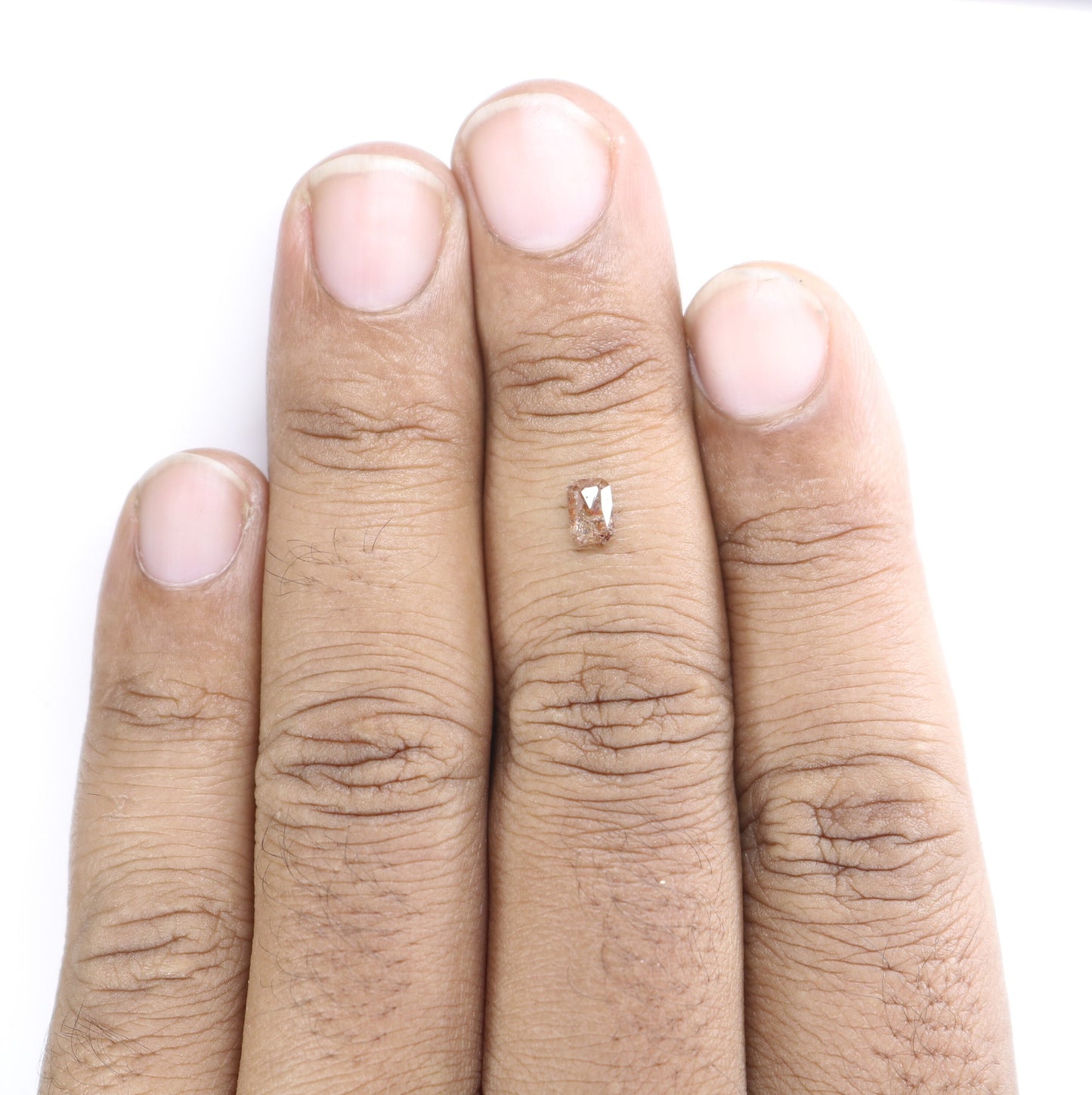 0.44 CT Emerald Cut Loose Salt & Pepper Diamond - Perfect for Wedding Rings - Labor Day Sale