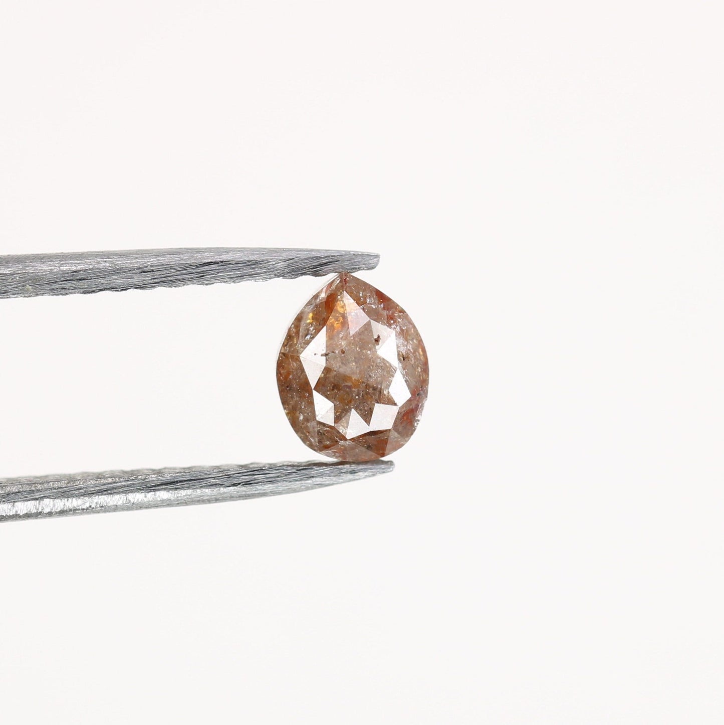 0.6 CT Beautiful Pear Shape Grey Red Colour Rustic Diamond For Multiple Ocassion And WeddingFor Gold Ring Diamonds