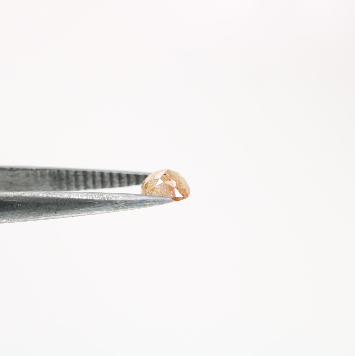 0.48 CT Natural Peach Colour Rustic Pear shape Diamond For Wedding Ring, Proposal Ring, Customized Jewlery MakingFor Gold Ring Diamonds