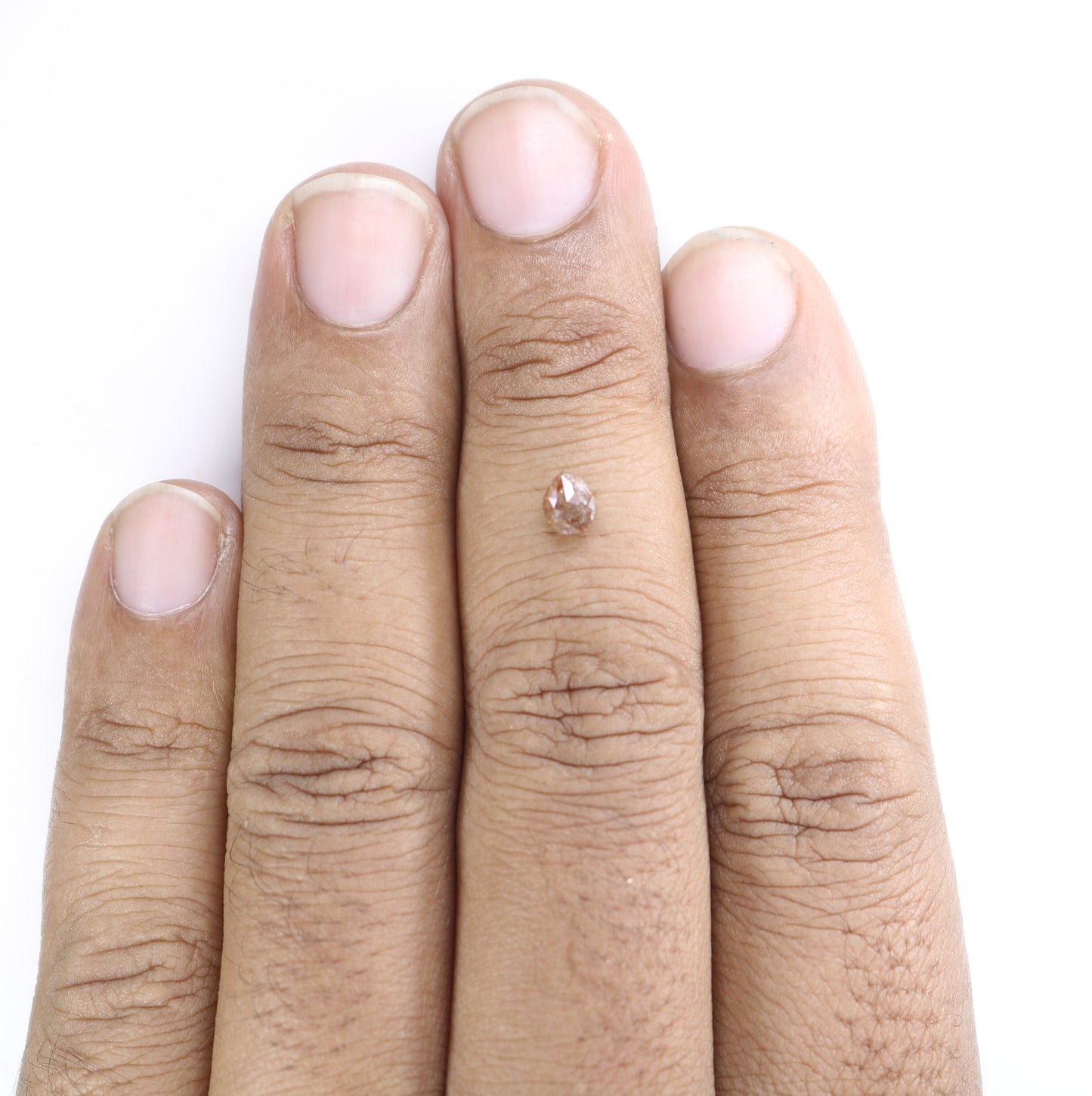 0.6 CT Beautiful Pear Shape Grey Red Colour Rustic Diamond For Multiple Ocassion And WeddingFor Gold Ring Diamonds