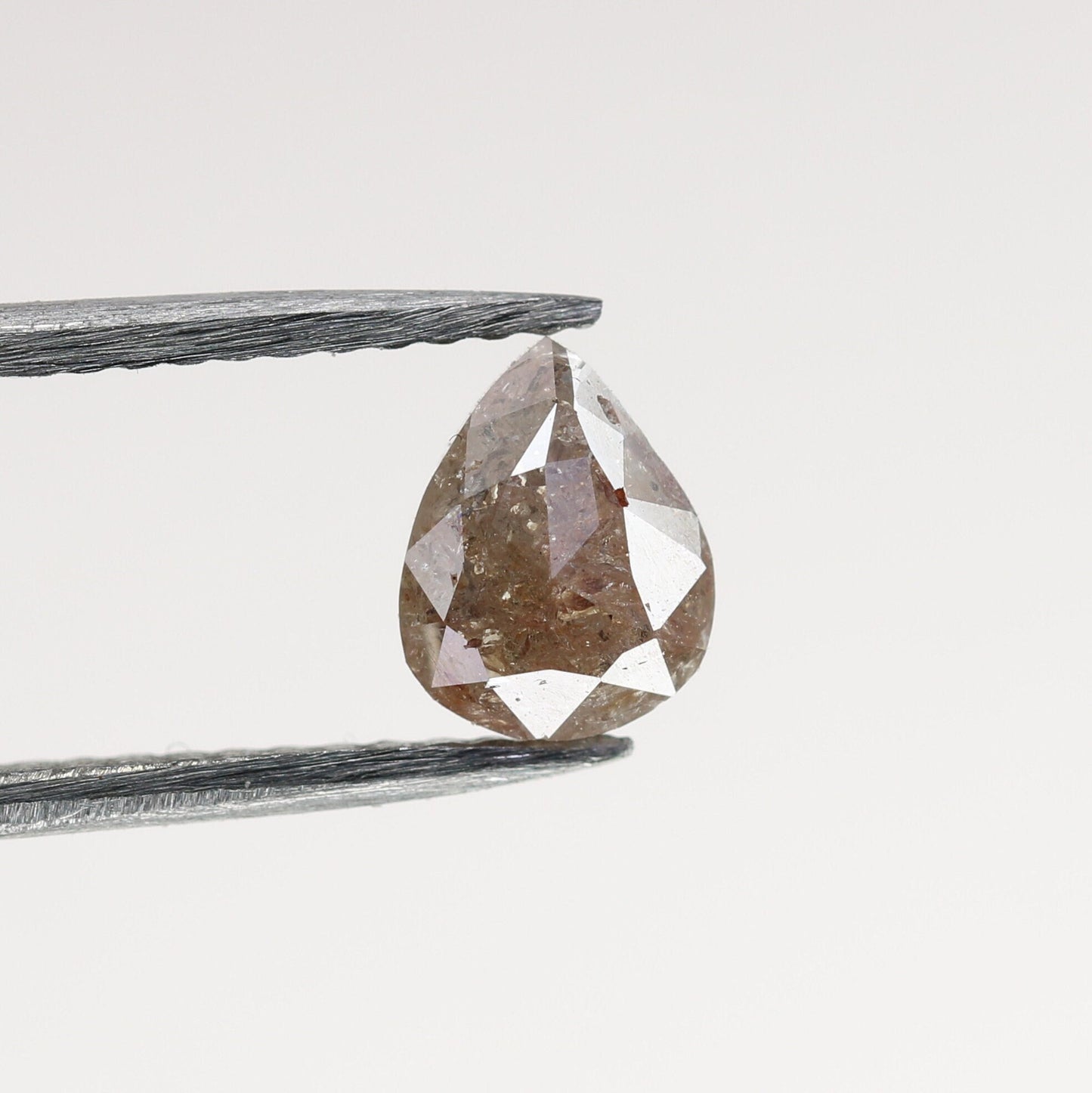 0.81 CT Grey Colour Natural Pear Shape Polished Diamond For Multiple Occasions And Wedding, Gift For HerFor Gold Ring Diamonds