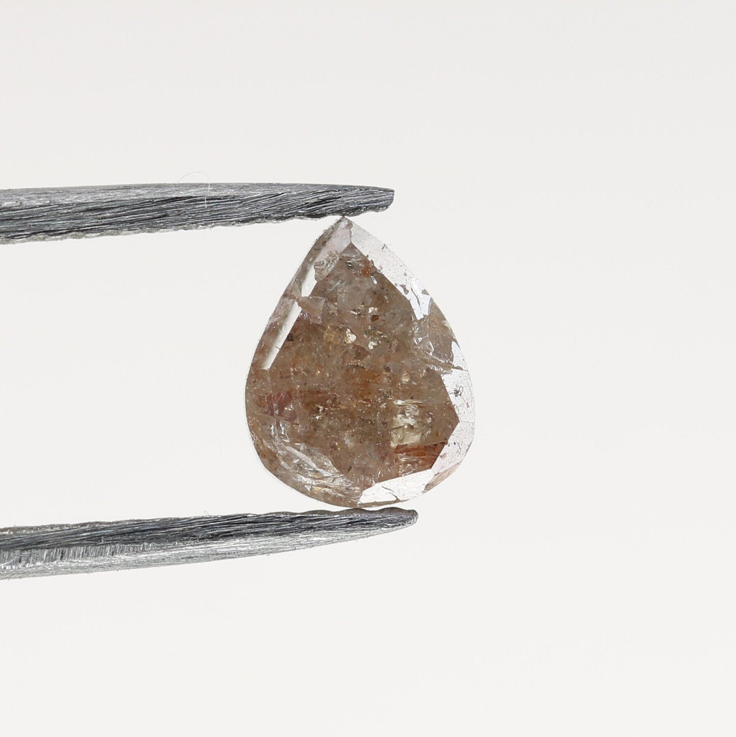 0.81 CT Grey Colour Natural Pear Shape Polished Diamond For Multiple Occasions And Wedding, Gift For HerFor Gold Ring Diamonds