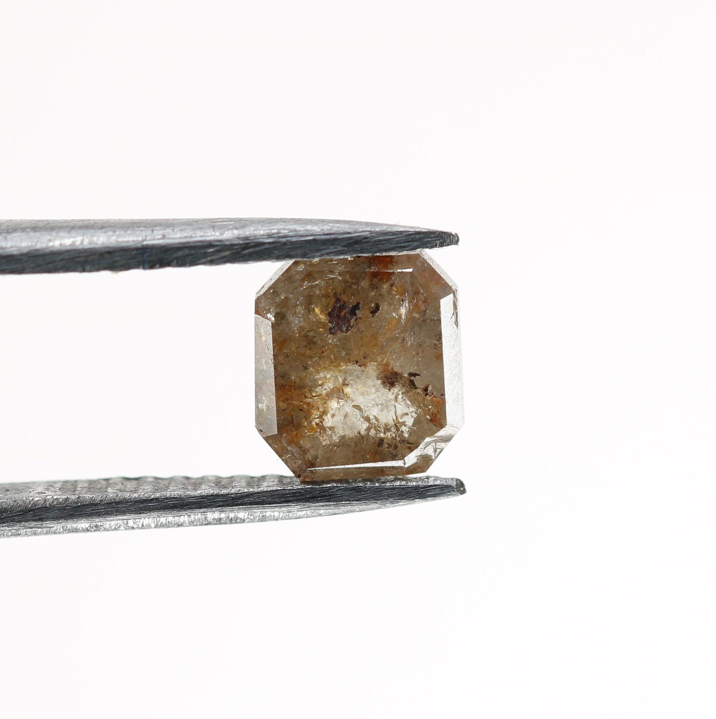 0.99 CT Red Emerald Cut Loose Salt & Pepper Diamond - Ideal for Wedding Rings - Labor Day Sale