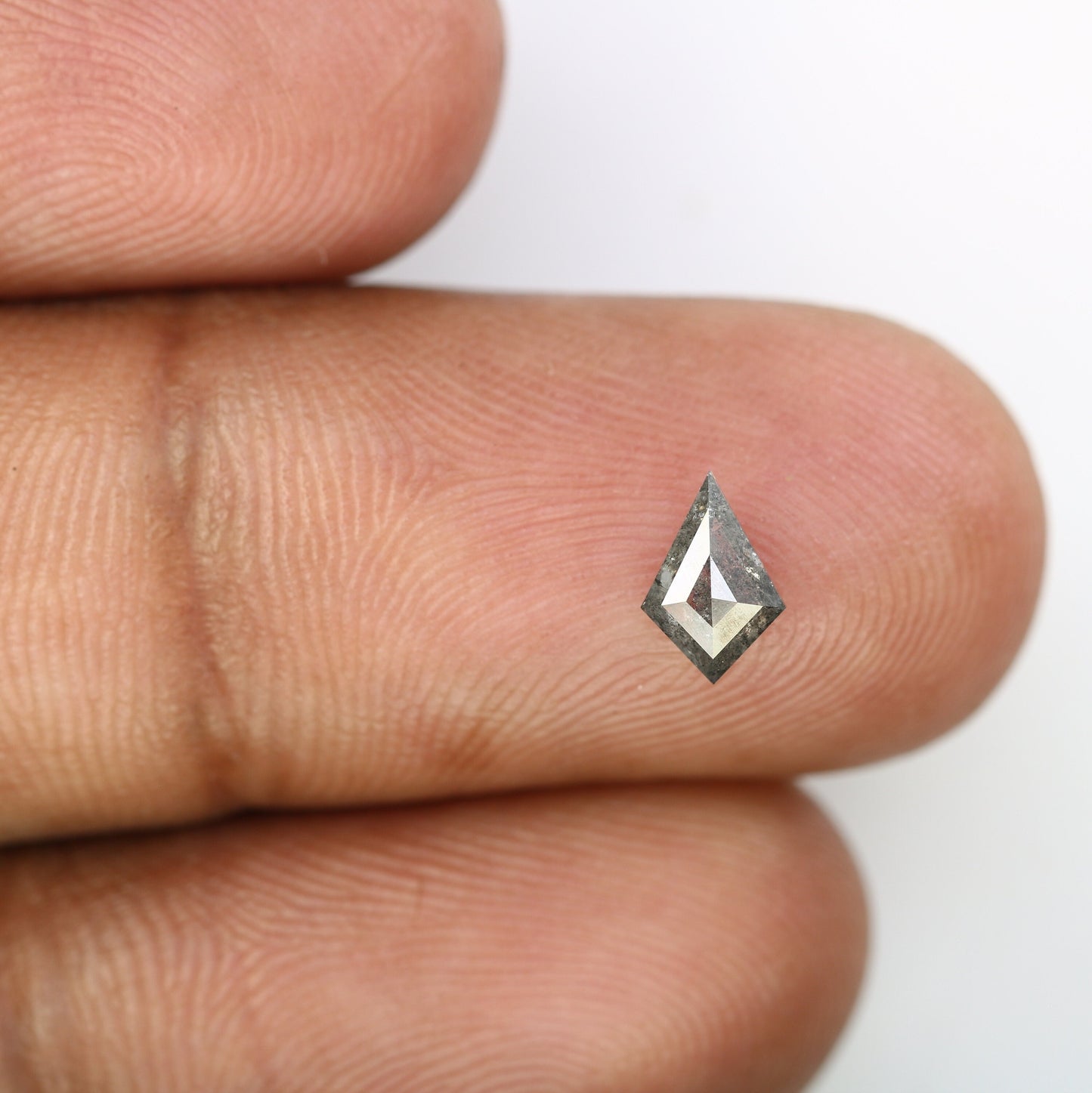 0.49 CT Kite shape Natural Loose Diamond -Kite Shape Salt and Pepper Diamond - For Salt Pepper Diamond Ring - Sale Offer- Unique Gift