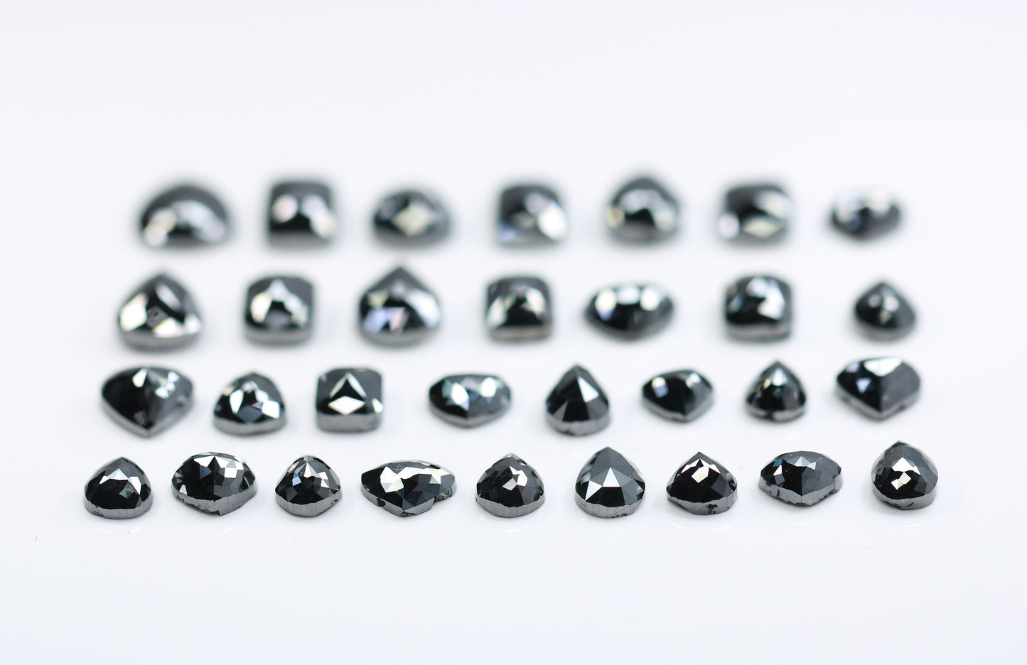 Antique Mixed Shape Black Diamonds | Natural Loose Salt and Pepper Diamonds | Unique Gems for Sale | Perfect Gift for Jewelry Lovers