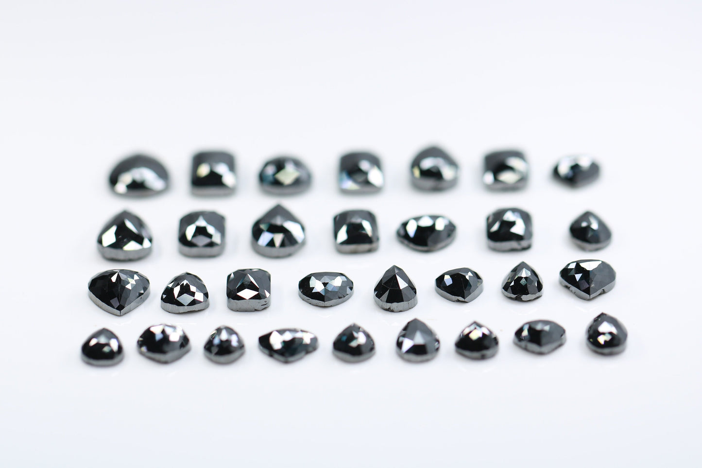 Antique Mixed Shape Black Diamonds | Natural Loose Salt and Pepper Diamonds | Unique Gems for Sale | Perfect Gift for Jewelry Lovers
