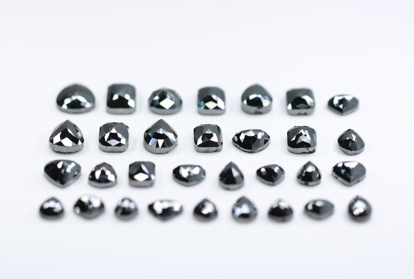 Antique Mixed Shape Black Diamonds | Natural Loose Salt and Pepper Diamonds | Unique Gems for Sale | Perfect Gift for Jewelry Lovers