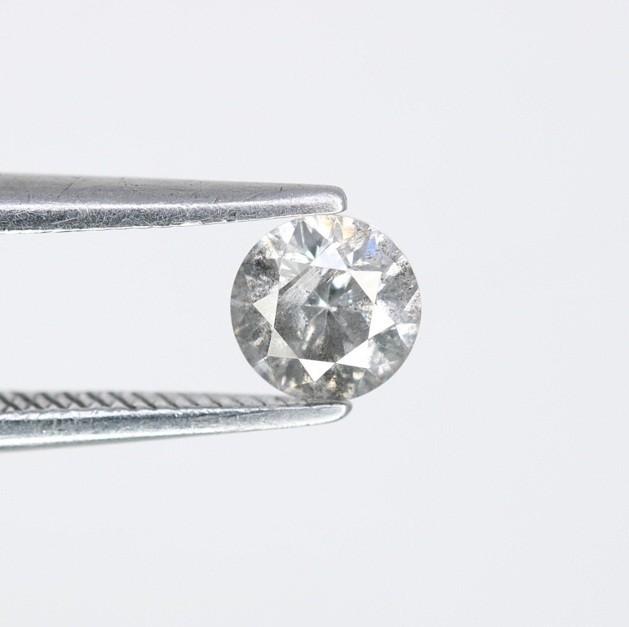 0.41 CT Salt and Pepper Diamond | Perfect for Engagement Rings and Custom Gold Jewelry