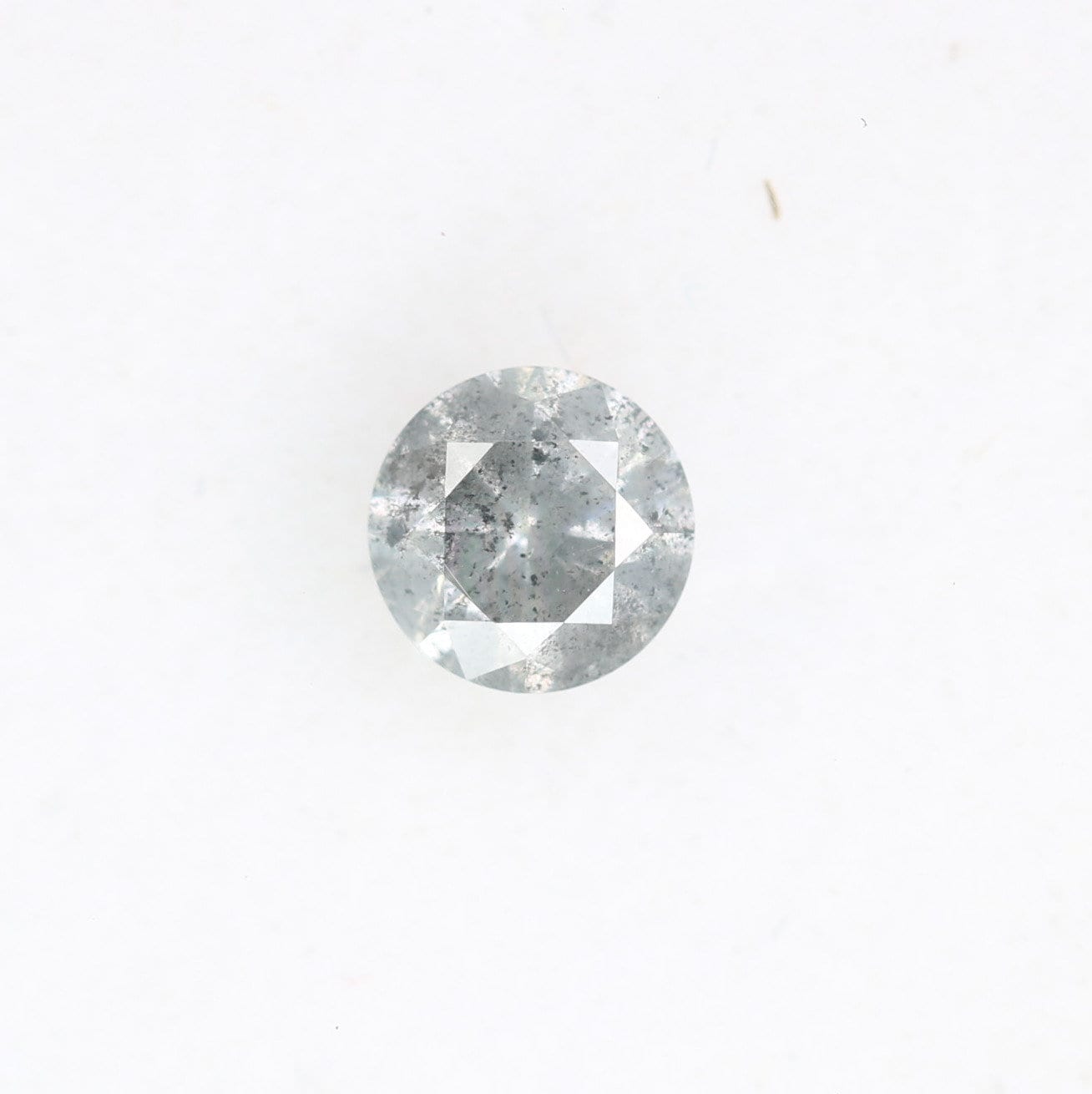 0.40 CT Brilliant Cut Salt and Pepper Diamond | Ideal for Engagement Rings and Custom Gold Jewelry