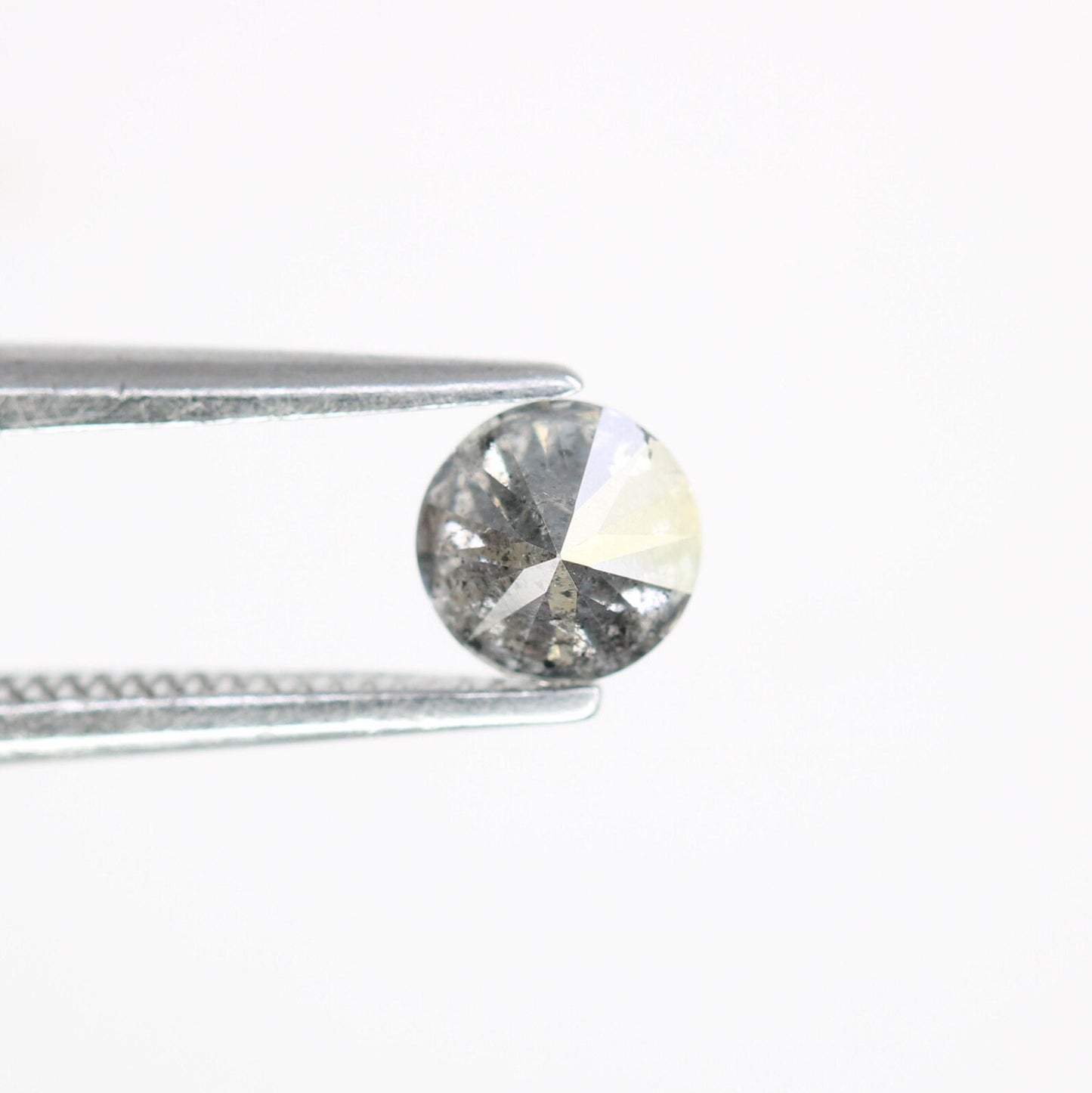 0.40 CT Brilliant Cut Salt and Pepper Diamond | Loose Natural Diamond for Custom Gold Rings and Fine Jewelry