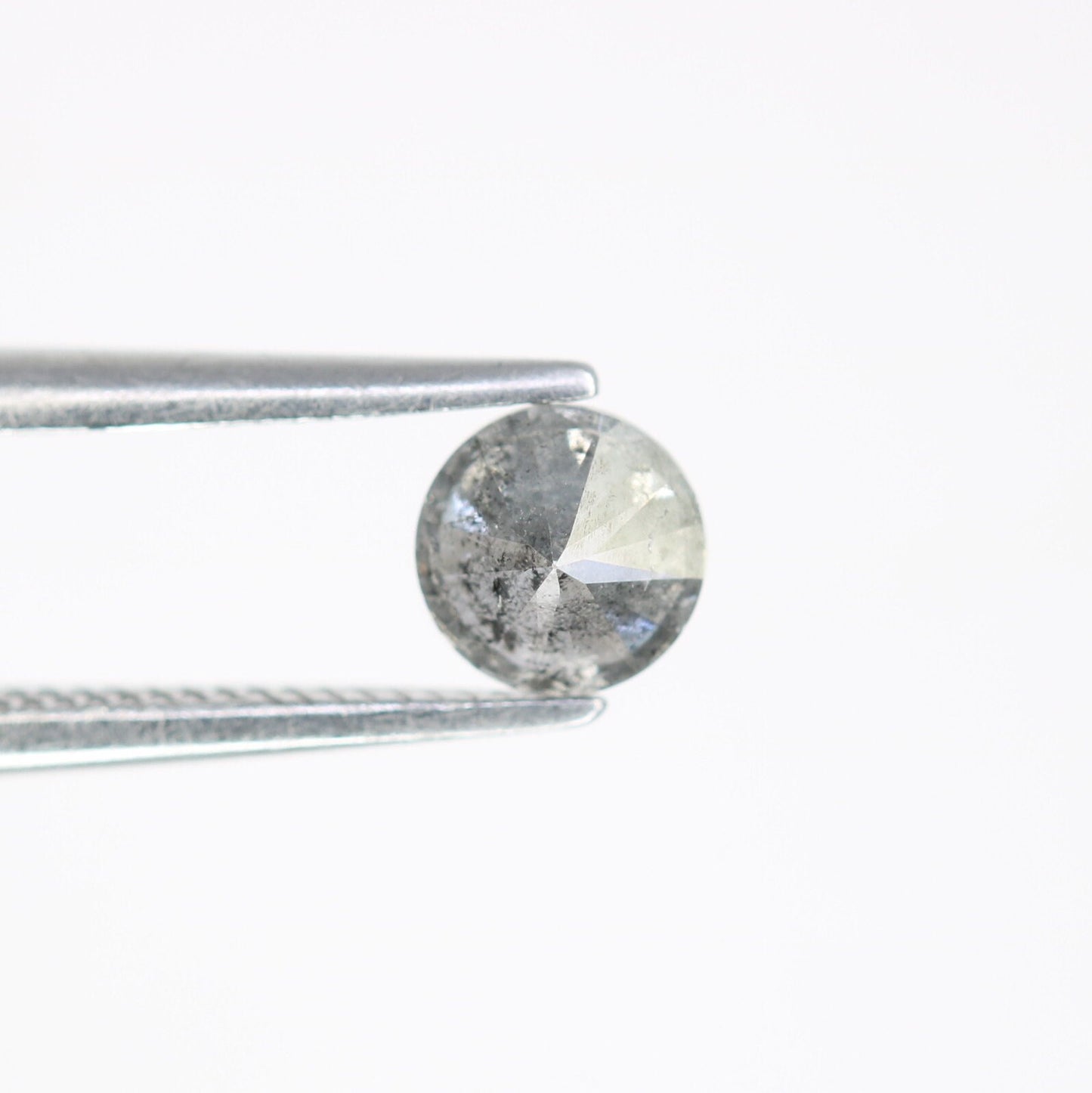 0.45 CT Loose Salt and Pepper Diamond | Brilliant Cut Natural Stone for Custom Gold Rings and Fine Jewelry
