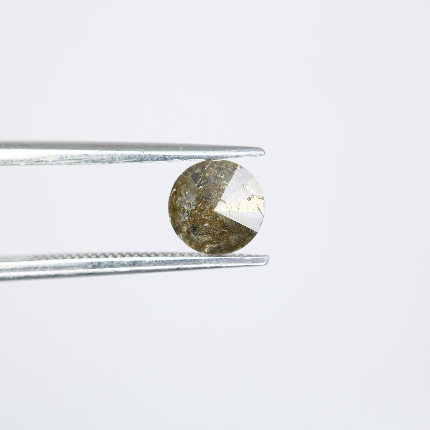 0.77 CT Natural Salt and Pepper Black Round Brilliant Cut Loose Diamond | Ideal for Jewelry Making | Wholesale Pricing Available