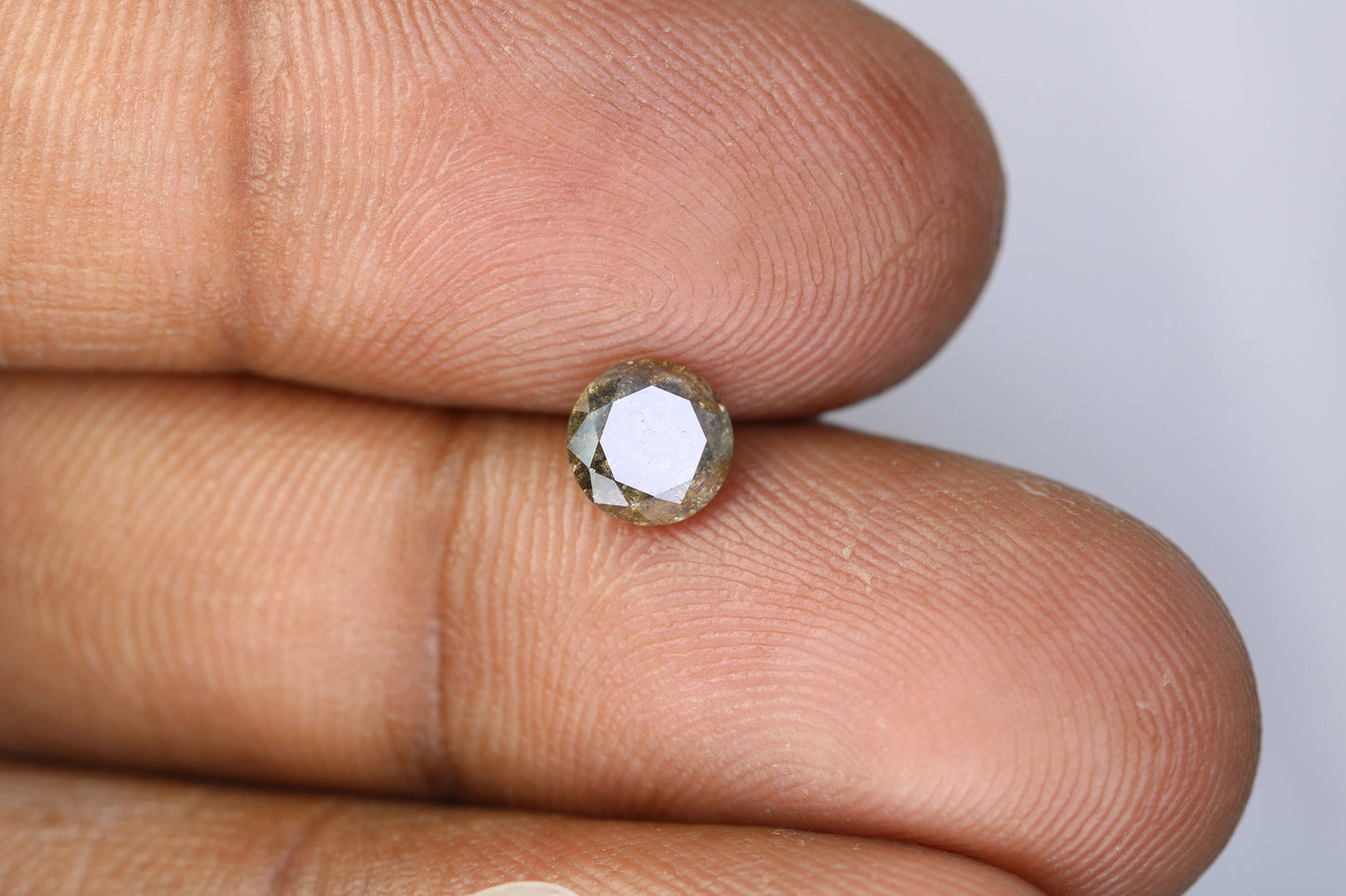 0.77 CT Natural Salt and Pepper Black Round Brilliant Cut Loose Diamond | Ideal for Jewelry Making | Wholesale Pricing Available