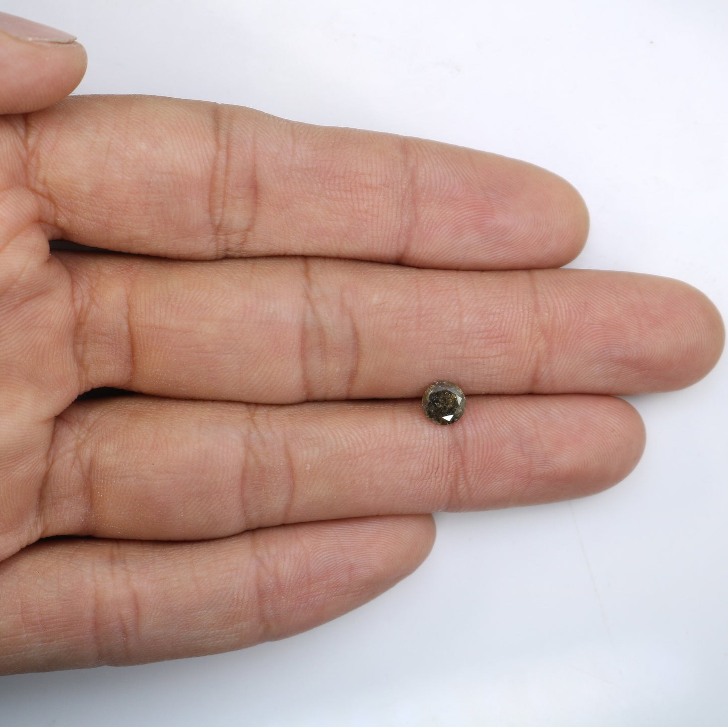 0.77 CT Natural Salt and Pepper Black Round Brilliant Cut Loose Diamond | Ideal for Jewelry Making | Wholesale Pricing Available