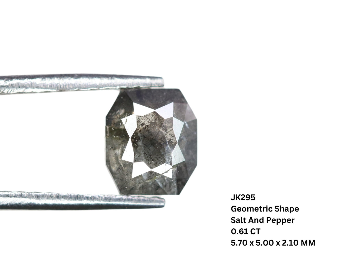 0.61 CT Elegant Salt And Pepper Diamond Ring For Wedding Ring, Jewlery For Multiple Occasions.For Gold Ring Diamonds