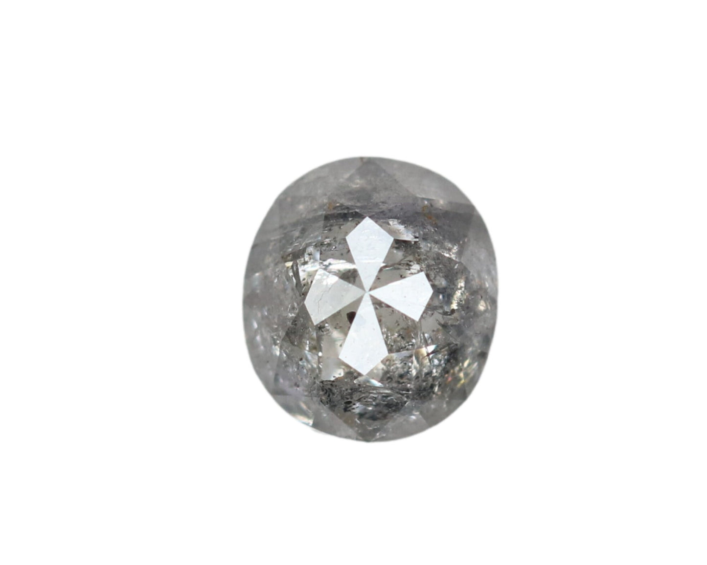 0.8 CT Fancy Cut Loose Salt and Pepper Rustic Diamond - Unique Jewelry Piece, Wedding Band & Natural Loose Diamond for Personalized Designs