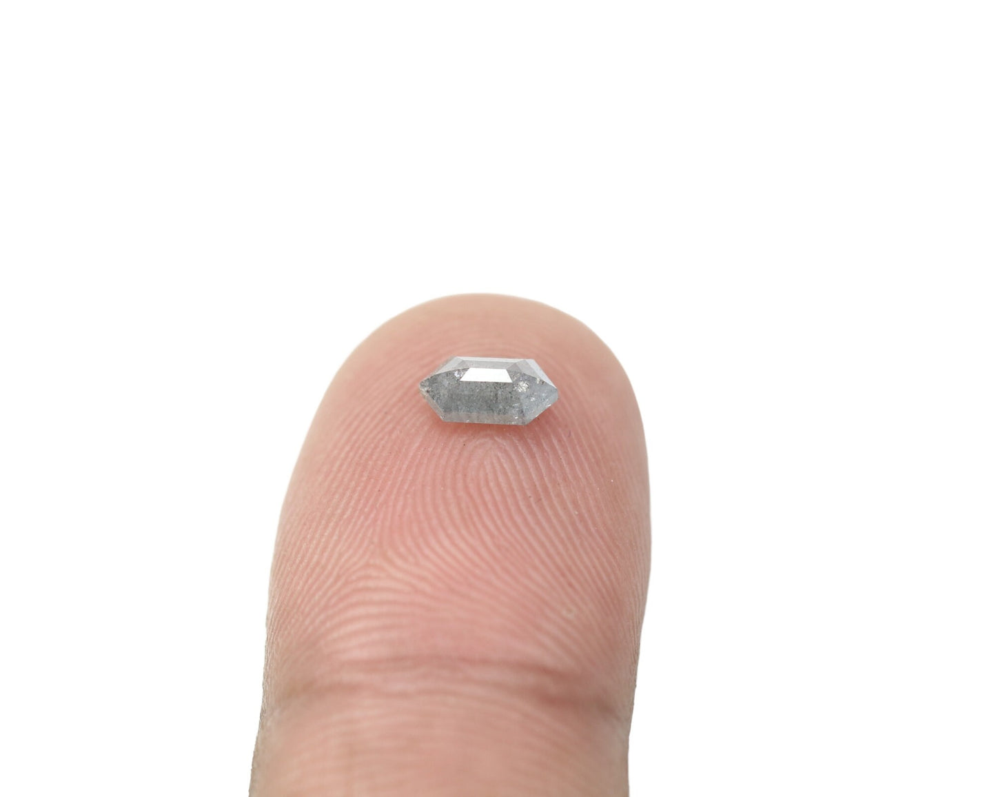 0.6 CT Salt and Pepper Elongated Cut - Natural Loose Elongated Shape -Unique Diamond for Ring - Special Gift for Her - Wholesaler of Diamond