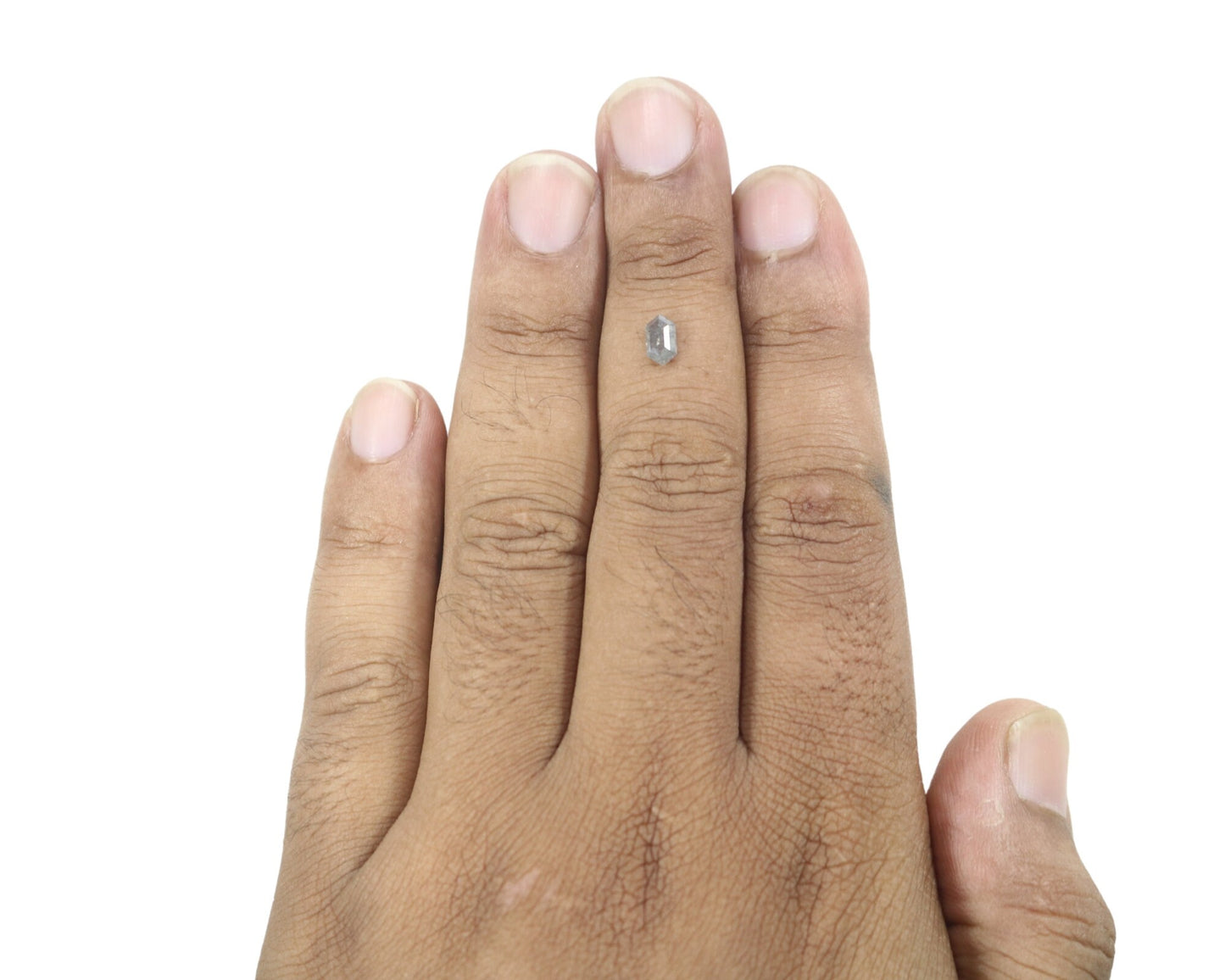0.6 CT Salt and Pepper Elongated Cut - Natural Loose Elongated Shape -Unique Diamond for Ring - Special Gift for Her - Wholesaler of Diamond