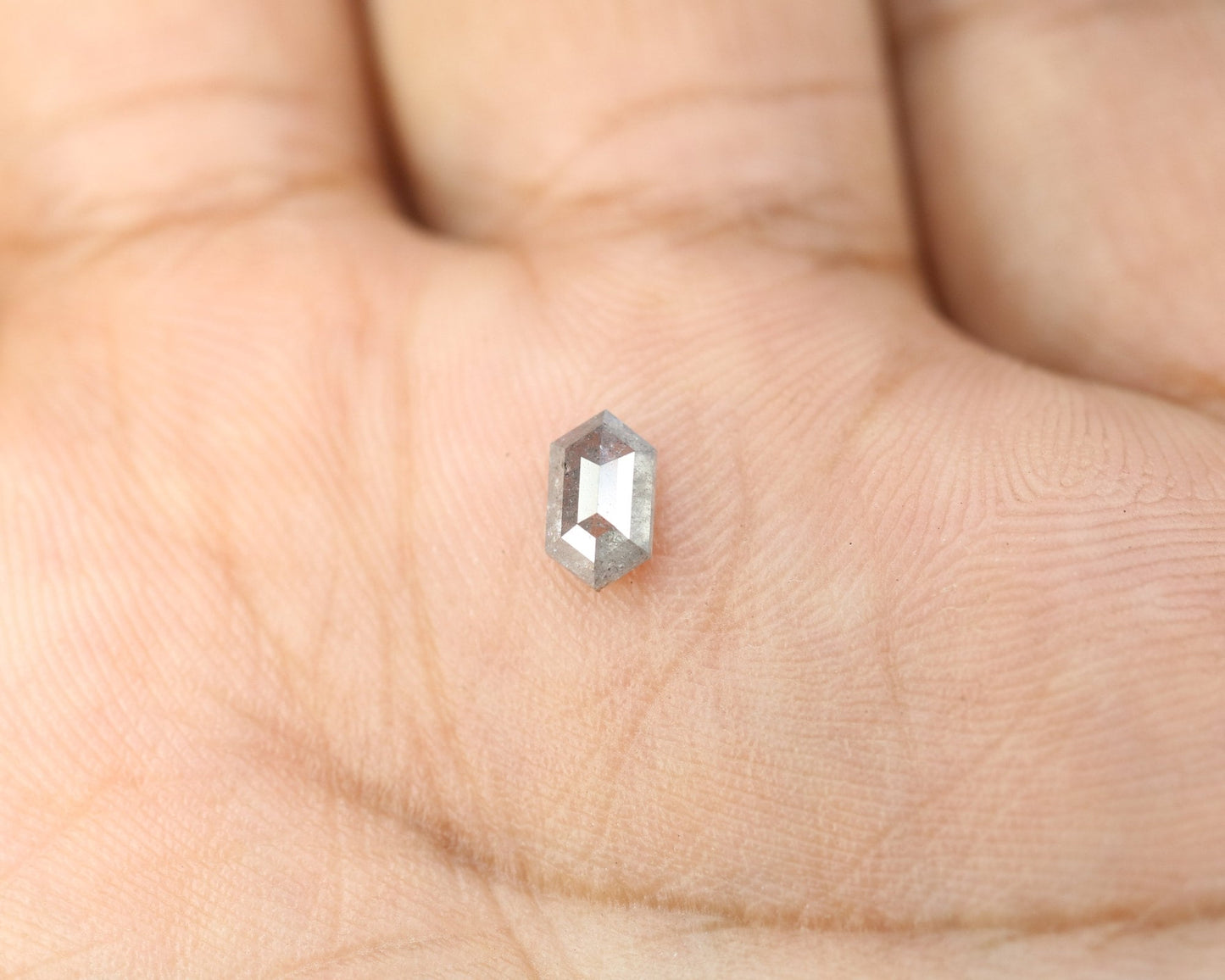 0.6 CT Salt and Pepper Elongated Cut - Natural Loose Elongated Shape -Unique Diamond for Ring - Special Gift for Her - Wholesaler of Diamond
