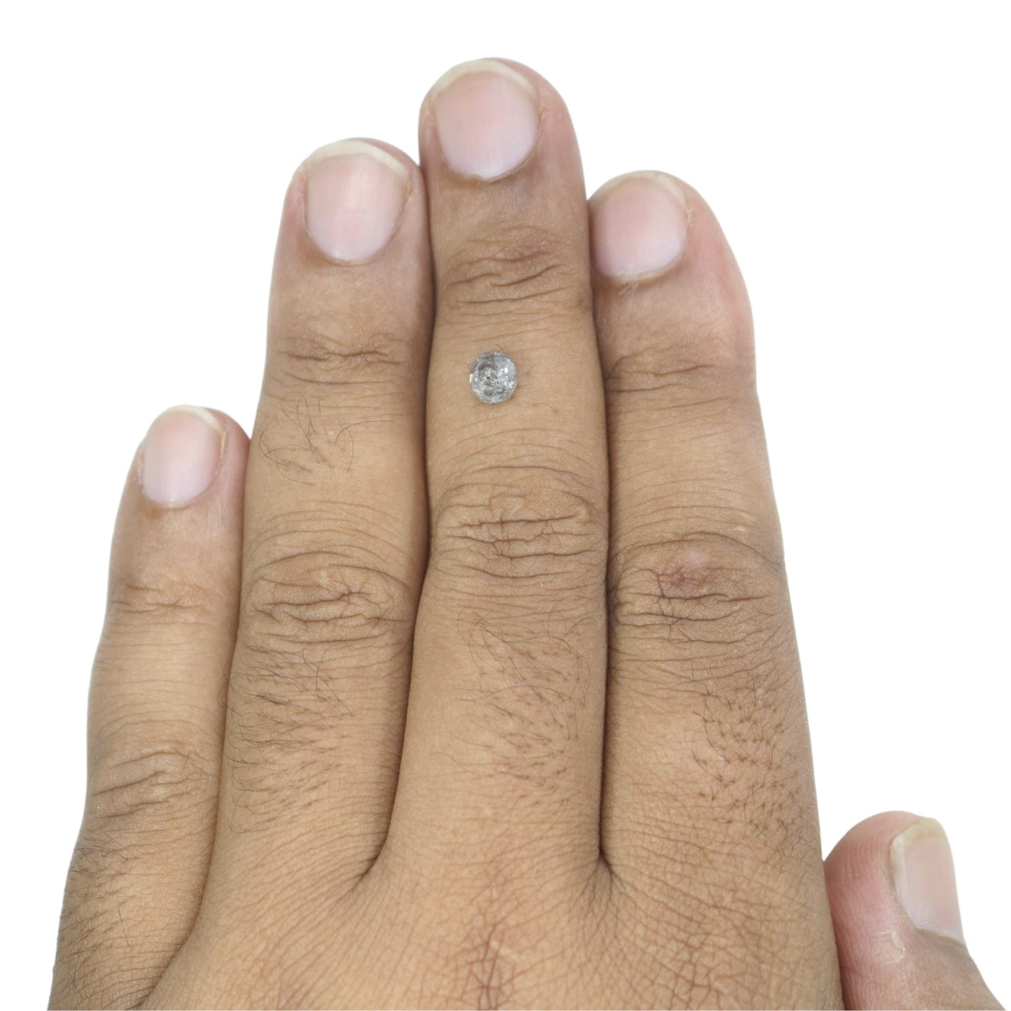 0.8 CT Fancy Cut Loose Salt and Pepper Rustic Diamond - Unique Jewelry Piece, Wedding Band & Natural Loose Diamond for Personalized Designs
