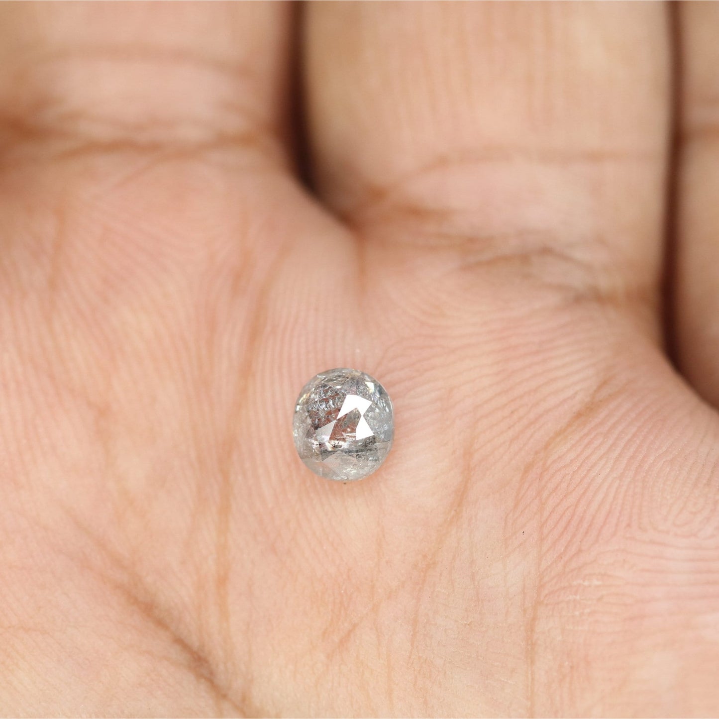 0.8 CT Fancy Cut Loose Salt and Pepper Rustic Diamond - Unique Jewelry Piece, Wedding Band & Natural Loose Diamond for Personalized Designs