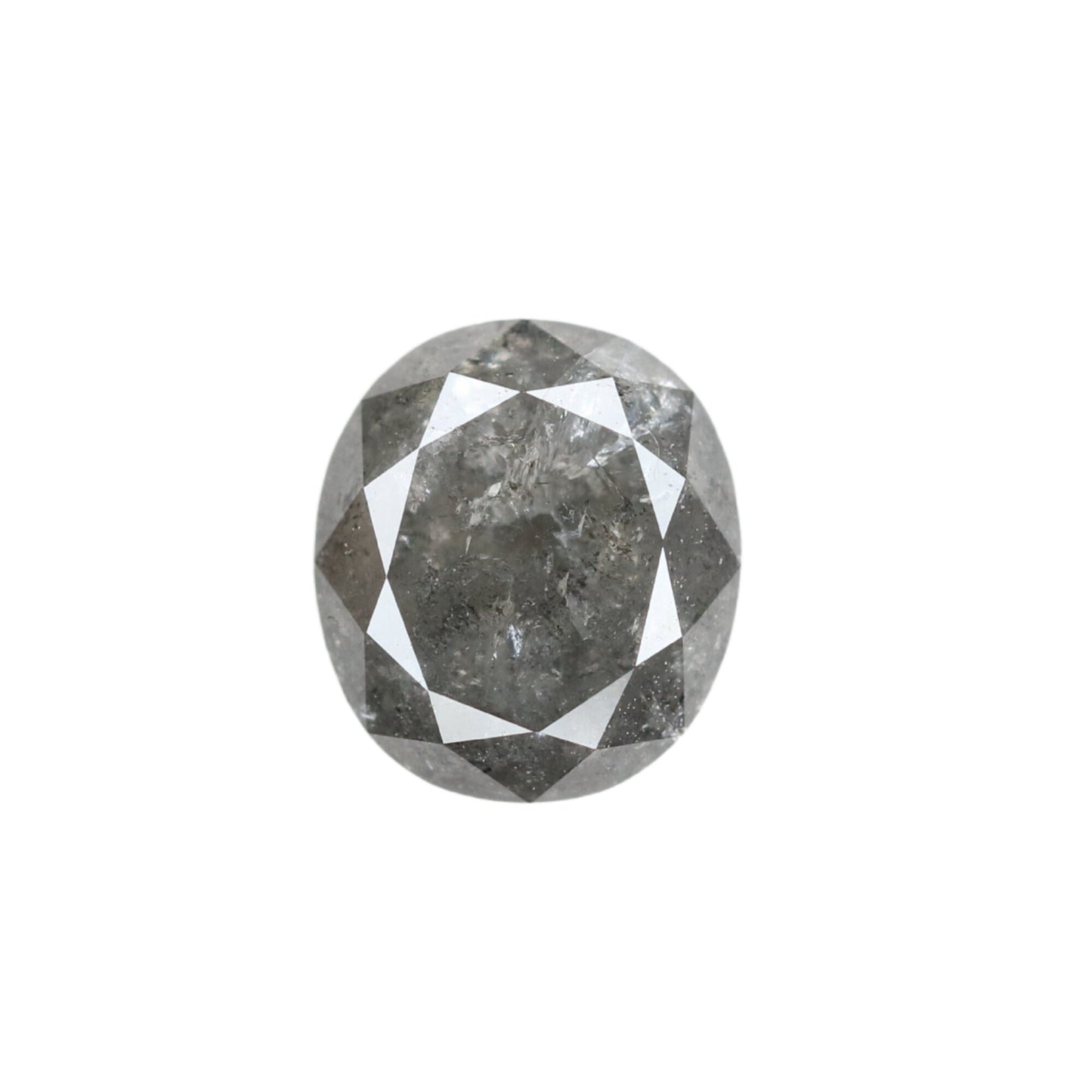 1.32 CT Natural Salt and Pepper Rustic Diamond - Unique Engagement or Wedding Ring, Custom Gold Jewelry & Distinctive Design Piece