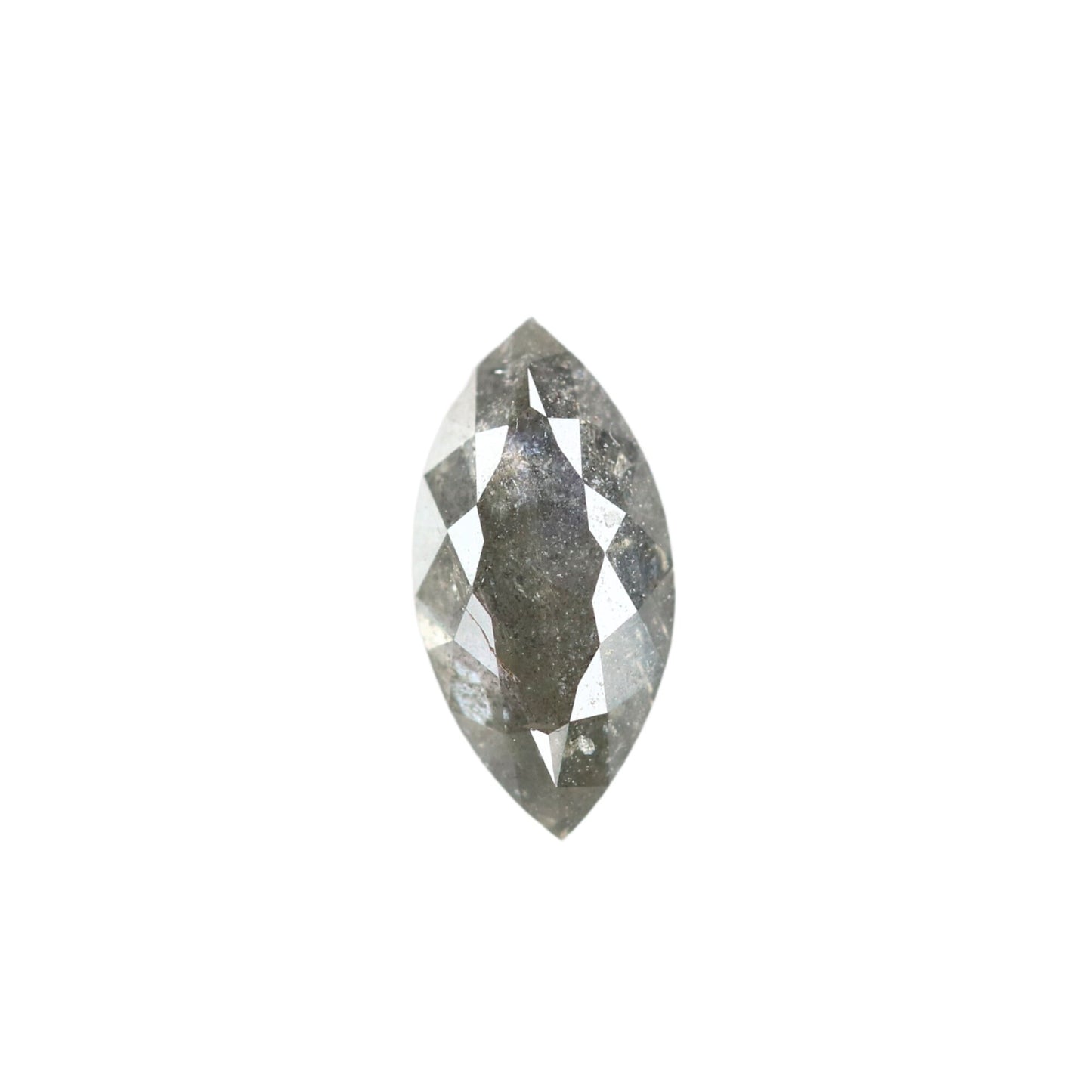 0.83 CT Marquise Shape Salt And Pepper Diamond | Natural Loose Black/Grey Diamonds For Weeding & Earring | For pendant | For Bracelet