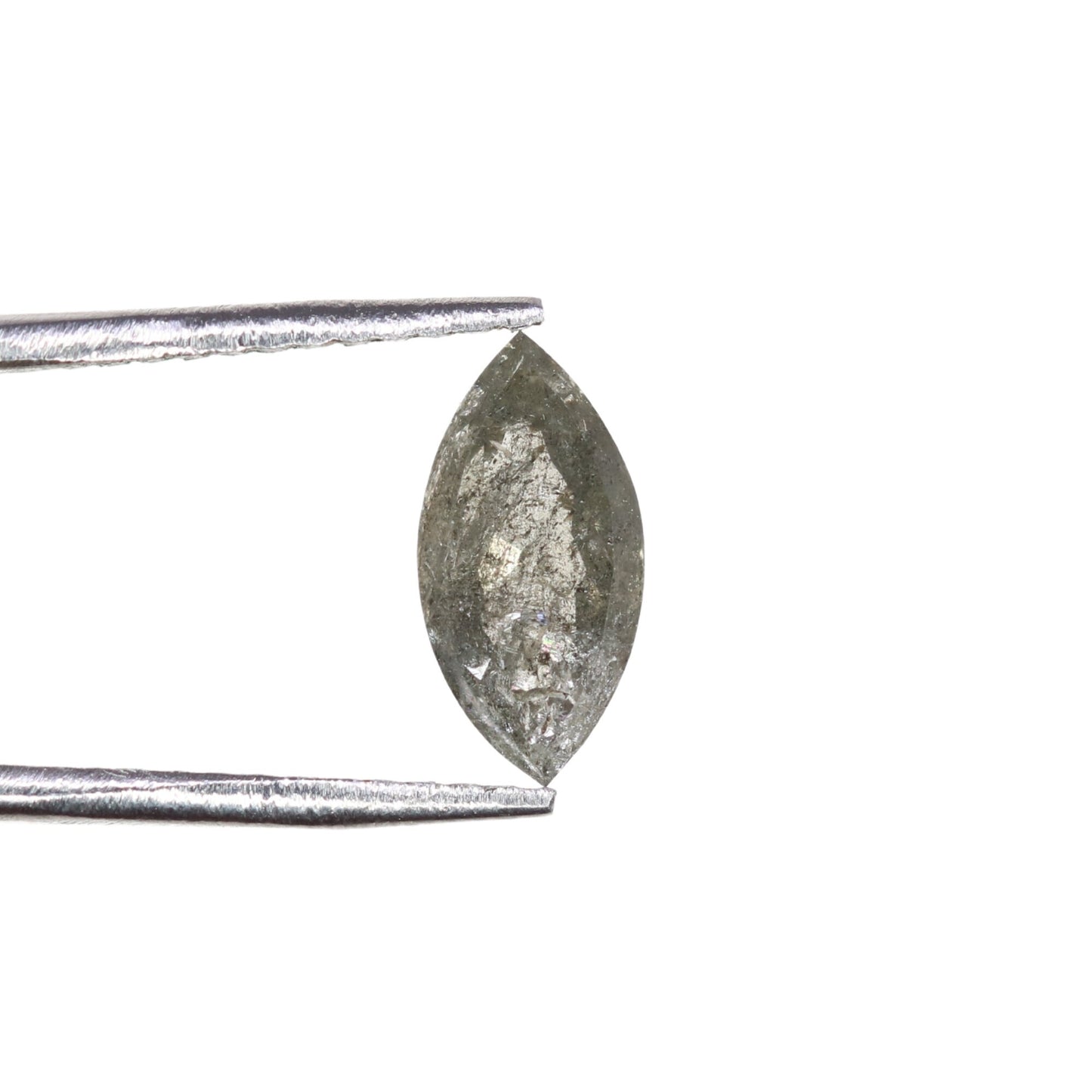 0.83 CT Marquise Shape Salt And Pepper Diamond | Natural Loose Black/Grey Diamonds For Weeding & Earring | For pendant | For Bracelet