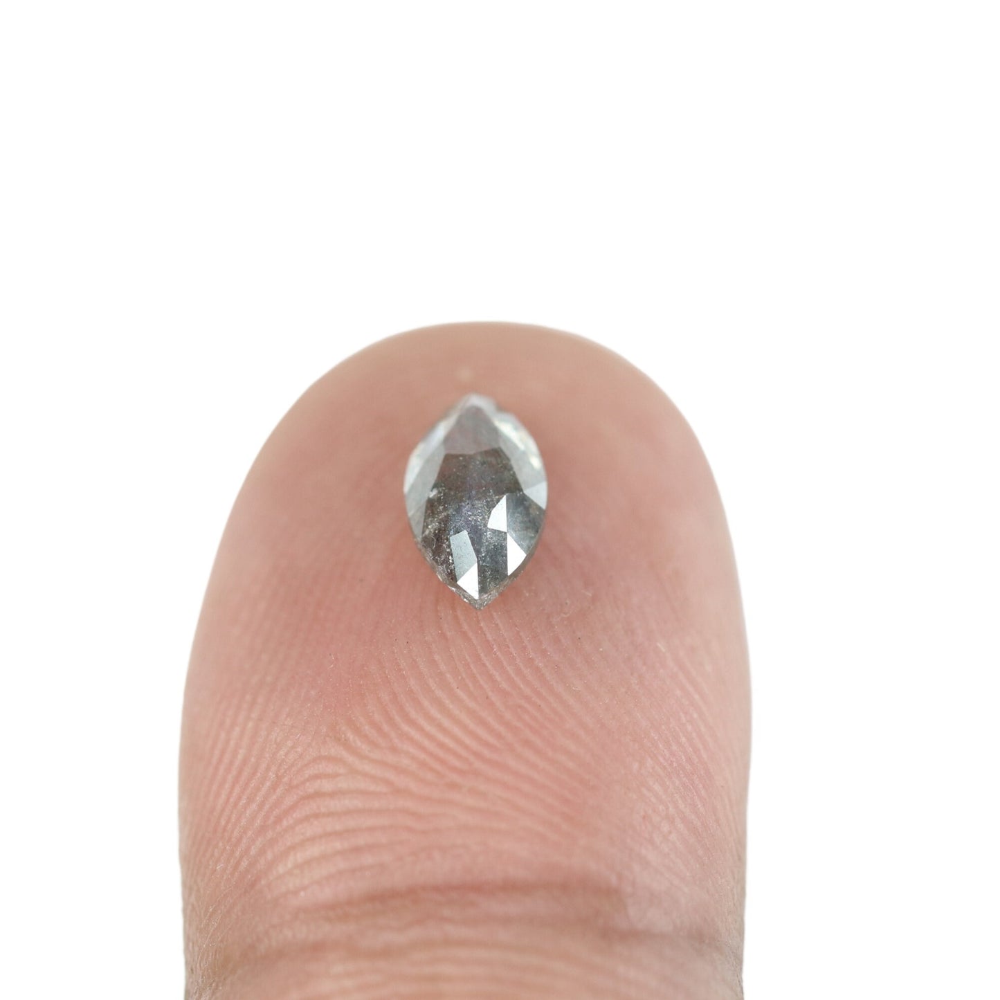 0.83 CT Marquise Shape Salt And Pepper Diamond | Natural Loose Black/Grey Diamonds For Weeding & Earring | For pendant | For Bracelet