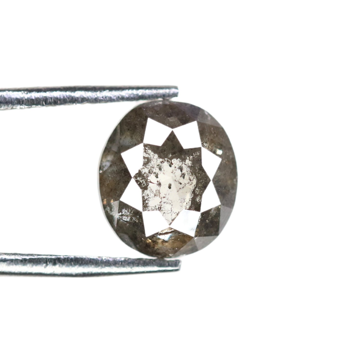 1.33 CT Natural Salt and Pepper Rustic Diamond - Unique Wedding Ring, Custom Gold Jewelry & Special Gift for Her