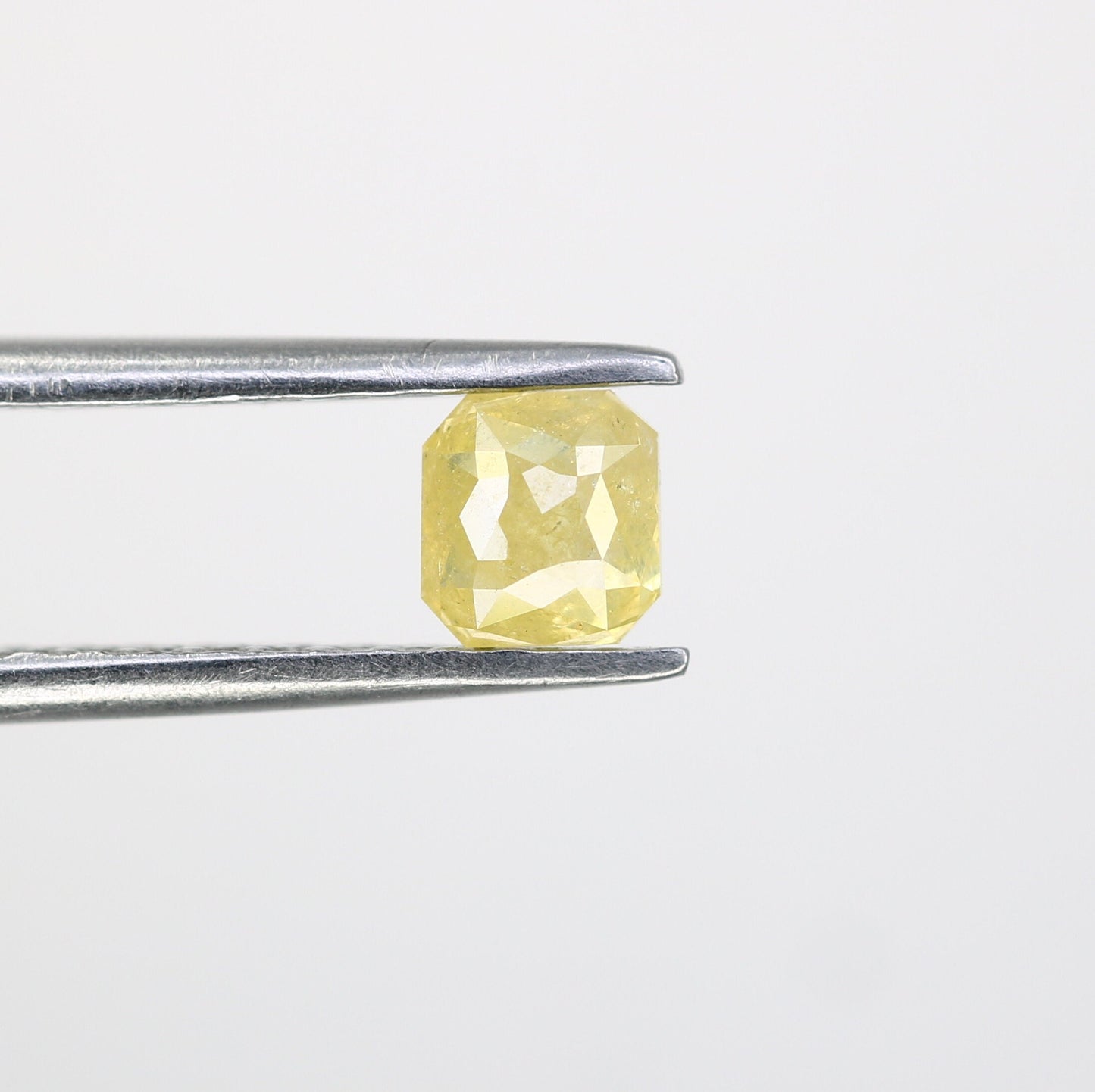 0.48 CT Emerald Cut Salt and Pepper Loose Diamond - Perfect for Wedding Ring - Emerald Cut Diamond for Custom Jewelry