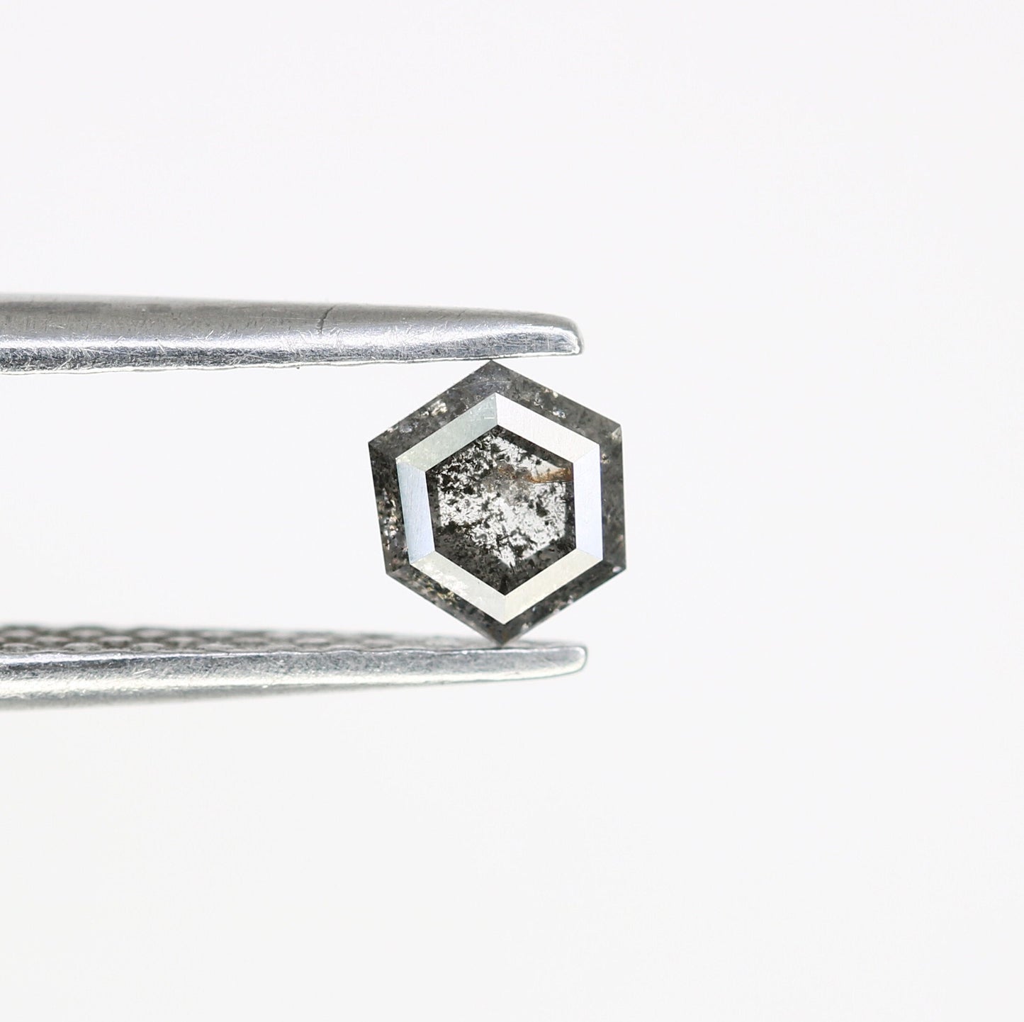 0.29 CT Salt and Pepper Hexagon Cut - Natural Loose Hexagon Shape -Unique Diamond for Ring - Special Gift for Her - Wholesaler of Diamond