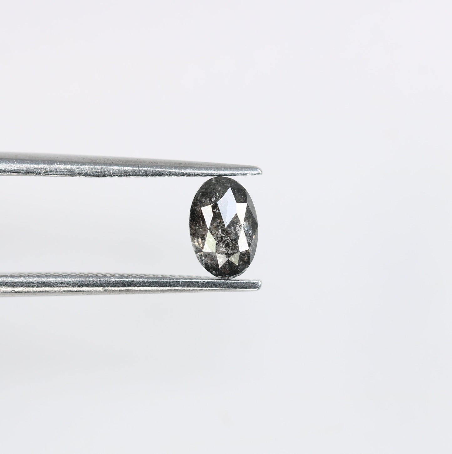 Natural Salt and Pepper Oval Cut Diamond for Earrings, Necklaces & Jewelry Making - Wholesale Price for Unique Gemstone Creations