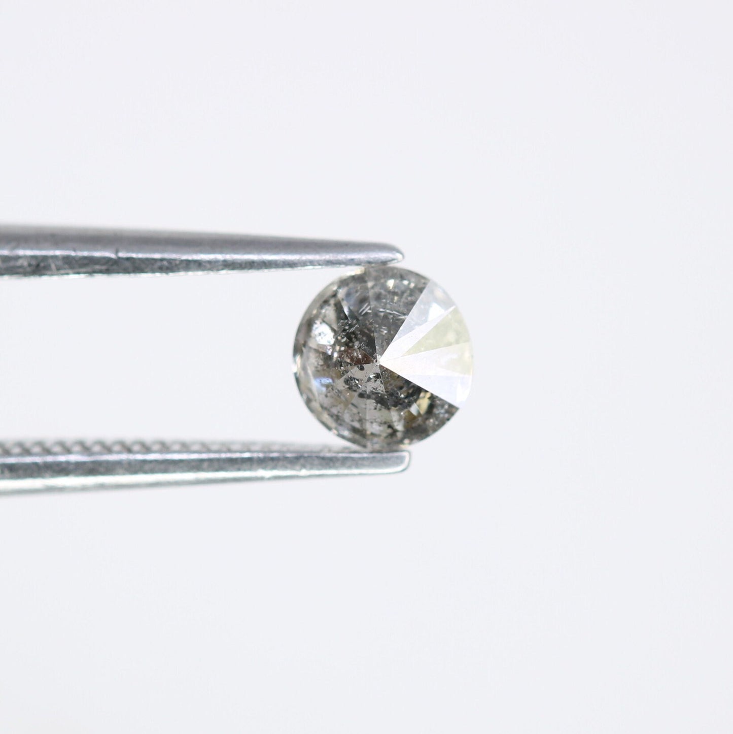 0.44 CT Loose Round Brilliant Cut Salt and Pepper Diamond | Perfect for Engagement Rings and Gifts for Wife, Girlfriend, or Mother