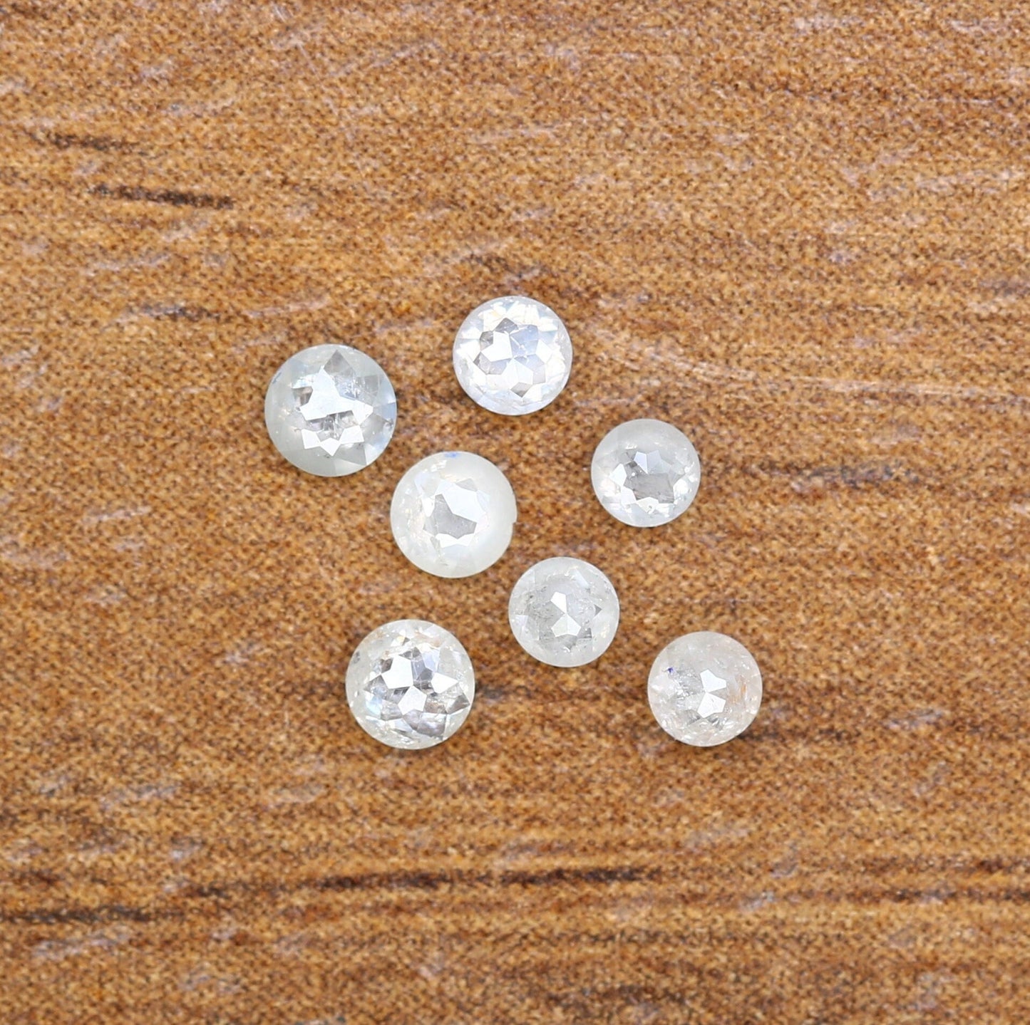 2.00 MM Rose Cut Round Natural White Loose Galaxy Real Diamond For Wedding Eternity Band ll Gift For Bride To Be ll Gift For Best Friend